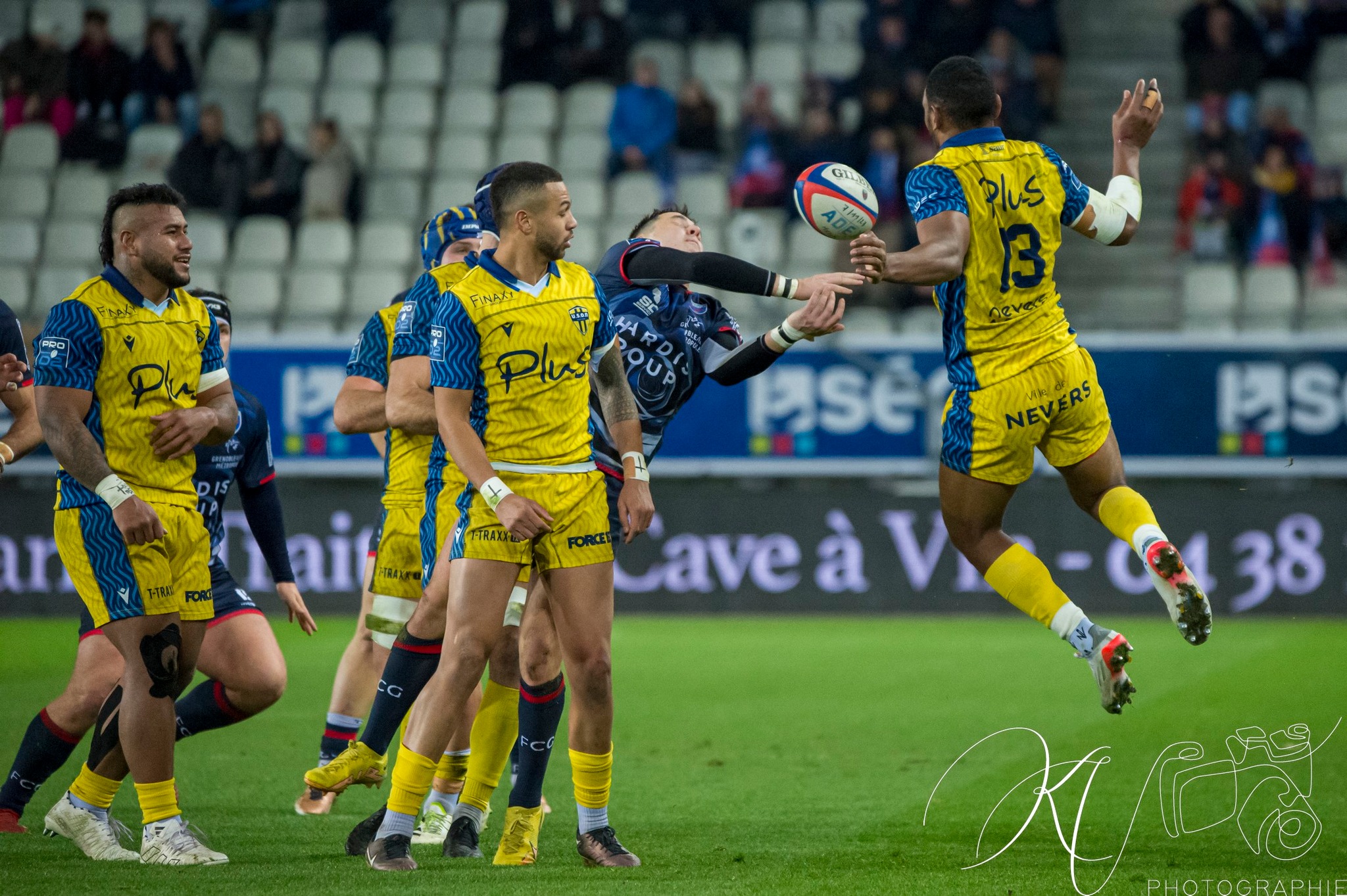  FC Grenoble Rugby - USON Nevers - Rugby - PRO D2 - FC Grenoble (27) VS (37) USON (#PD2FCGUSO12) Photo by: Karine Valentin | Siuxy Sports 2023-12-15
