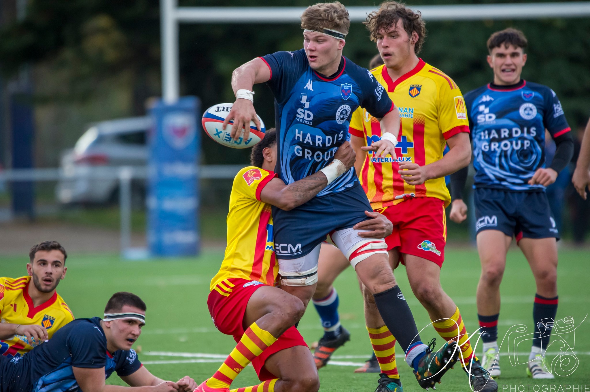  FC Grenoble Rugby - US Arlequins Perpignanais - Rugby - 2023 Espoirs- FC GRENOBLE VS US Arlequins Perpignanais (#2023ESPFCGUSAP11) Photo by: Karine Valentin | Siuxy Sports 2023-11-23
