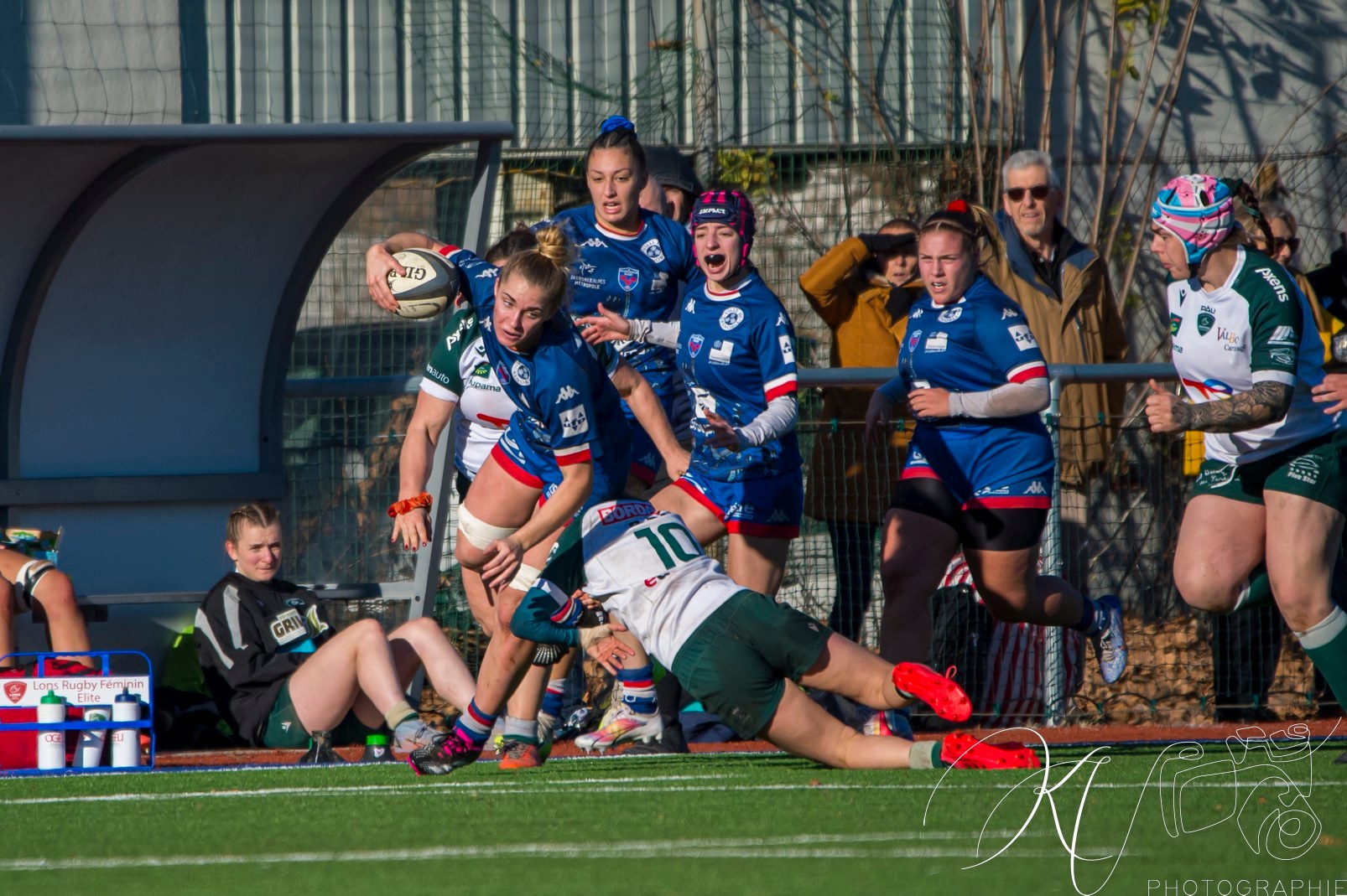 Marion NOVELLO -  FC Grenoble Rugby - Section Paloise - Rugby - Elite 1 2023 - FC Grenoble (48) vs (12) Lons Section Paloise (#EL123FCGLSP12) Photo by: Karine Valentin | Siuxy Sports 2023-12-17