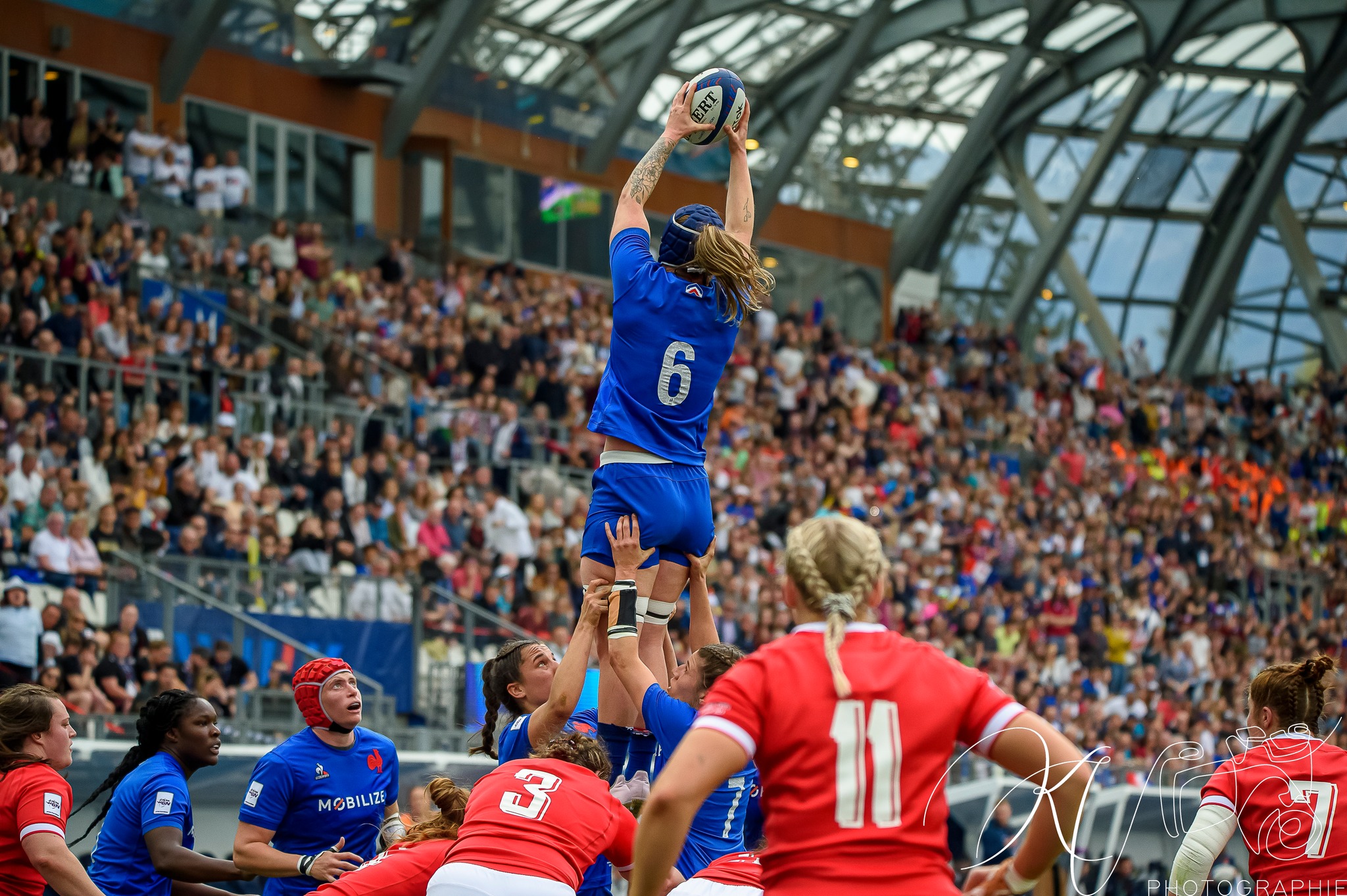  Équipe feminin de France de rugby à XV - Wales national rugby union team (W) - Rugby - 2023 - Tournoi des Six Nations - XV de France Féminin (39) vs (14) Pays de Galles (#20236NFRAPDG04) Photo by: Karine Valentin | Siuxy Sports 2023-04-23