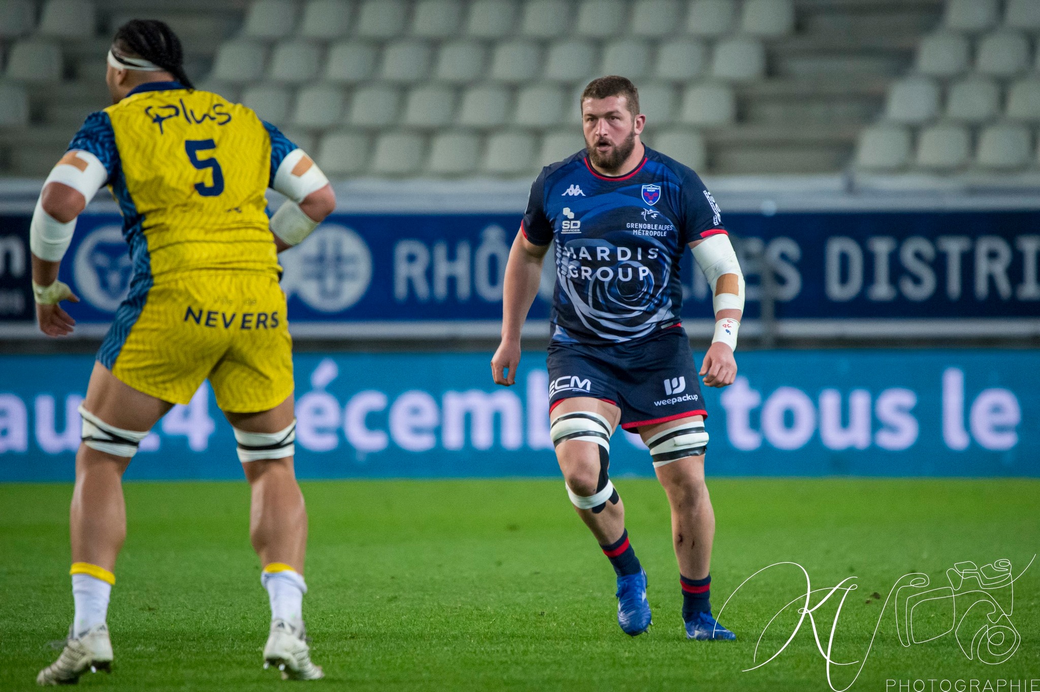  FC Grenoble Rugby - USON Nevers - Rugby - PRO D2 - FC Grenoble (27) VS (37) USON (#PD2FCGUSO12) Photo by: Karine Valentin | Siuxy Sports 2023-12-15