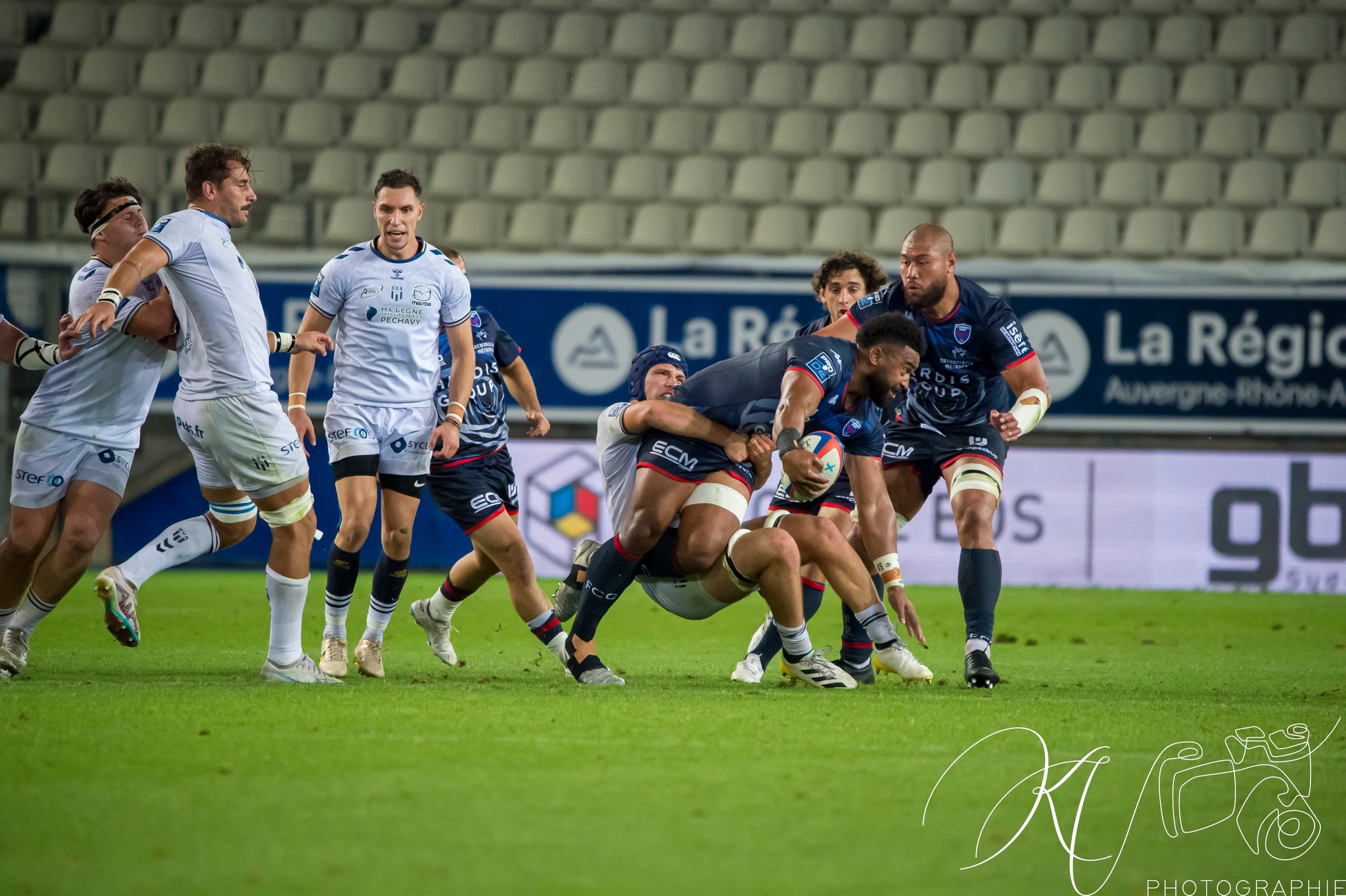  FC Grenoble Rugby - SU Agen - Rugby - Pro D2 - FC Grenoble (24) vs (19) SU Agen (#2023PROD2FCGSUA09) Photo by: Karine Valentin | Siuxy Sports 2023-09-27