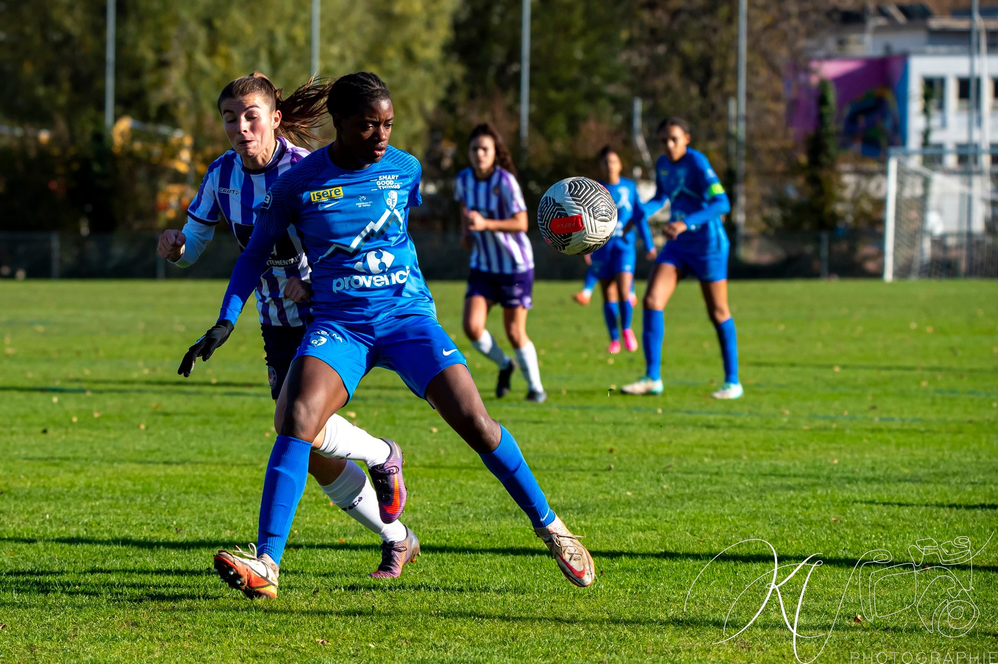  Grenoble Foot 38 - Toulouse FC - Soccer - Div 3 Fém - Grenoble F38 (0) vs (1) Toulouse FC (#D3F23GF38TFC11) Photo by: Karine Valentin | Siuxy Sports 2023-11-26