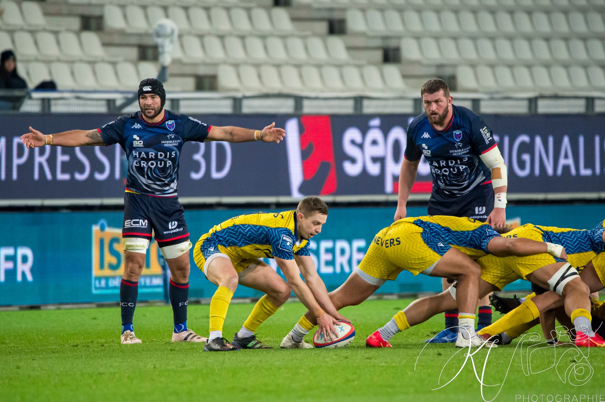  FC Grenoble Rugby - USON Nevers - Rugby - PRO D2 - FC Grenoble (27) VS (37) USON (#PD2FCGUSO12) Photo by: Karine Valentin | Siuxy Sports 2023-12-15