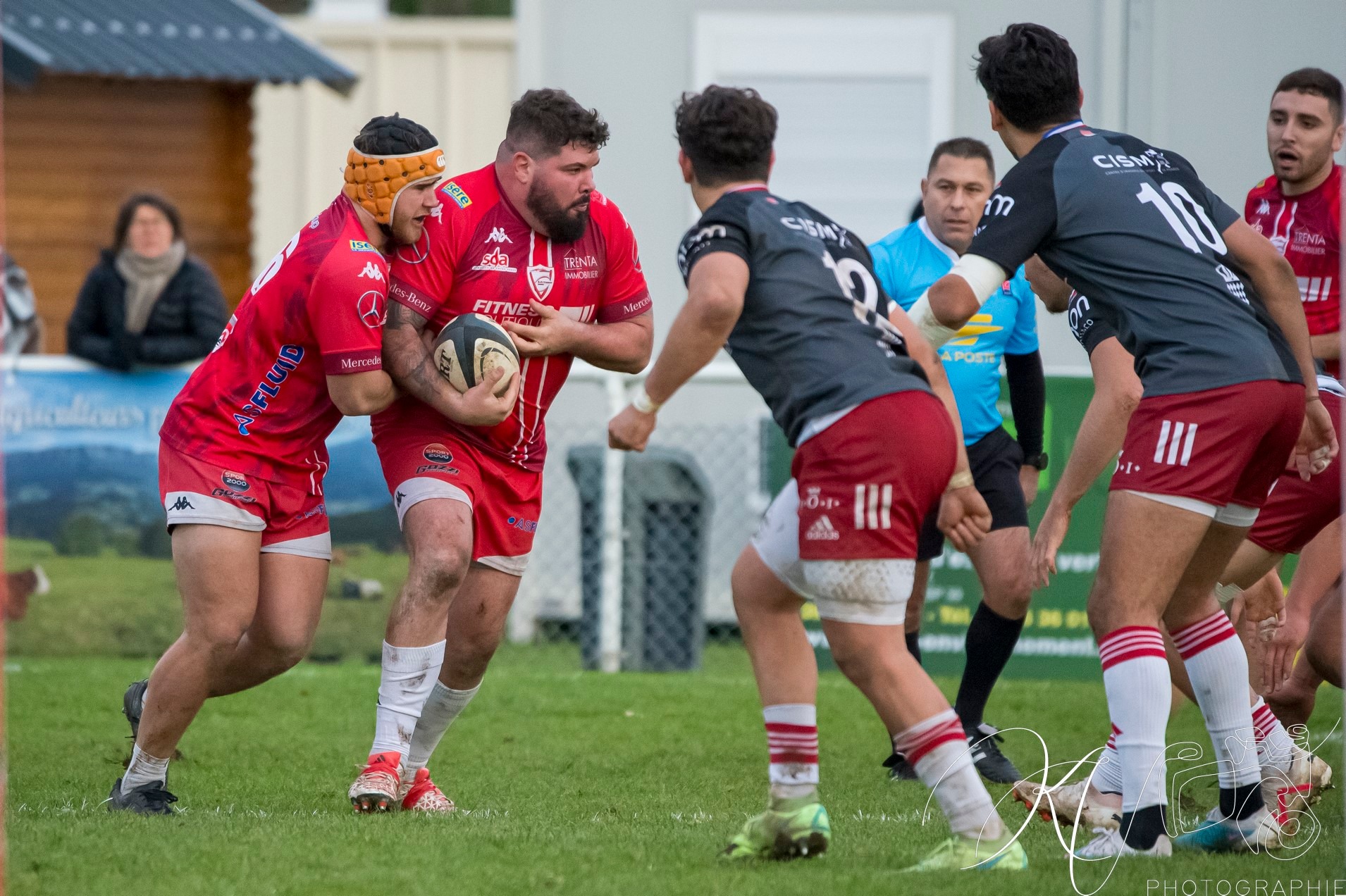  Stade Olympique Voironnais - AS Monaco Rugby - Rugby - Fed2 2023 - Voiron (29) vs (26) Monaco (#F223VOIMON12) Photo by: Karine Valentin | Siuxy Sports 2023-12-10