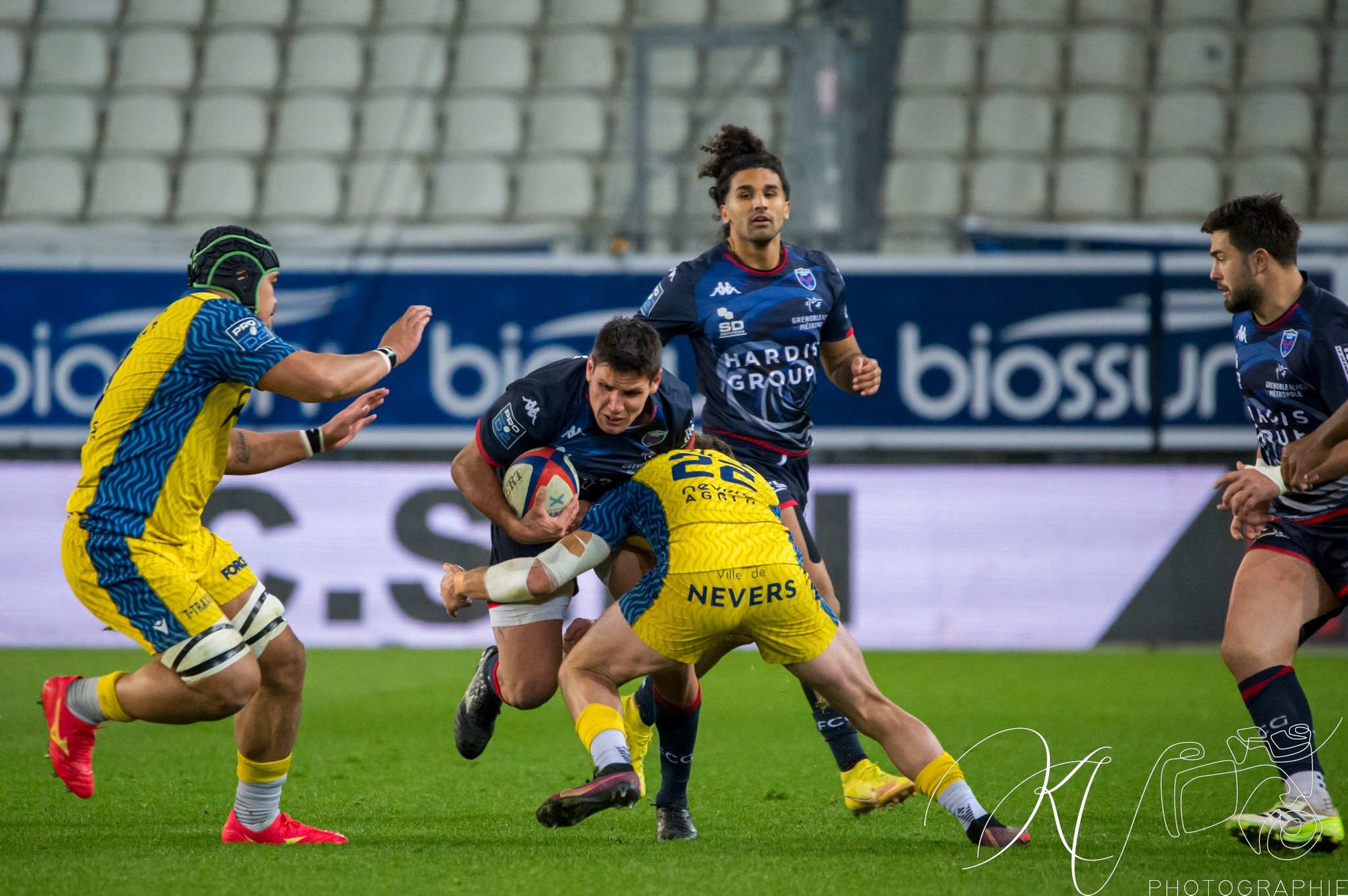  FC Grenoble Rugby - USON Nevers - Rugby - PRO D2 - FC Grenoble (27) VS (37) USON (#PD2FCGUSO12) Photo by: Karine Valentin | Siuxy Sports 2023-12-15