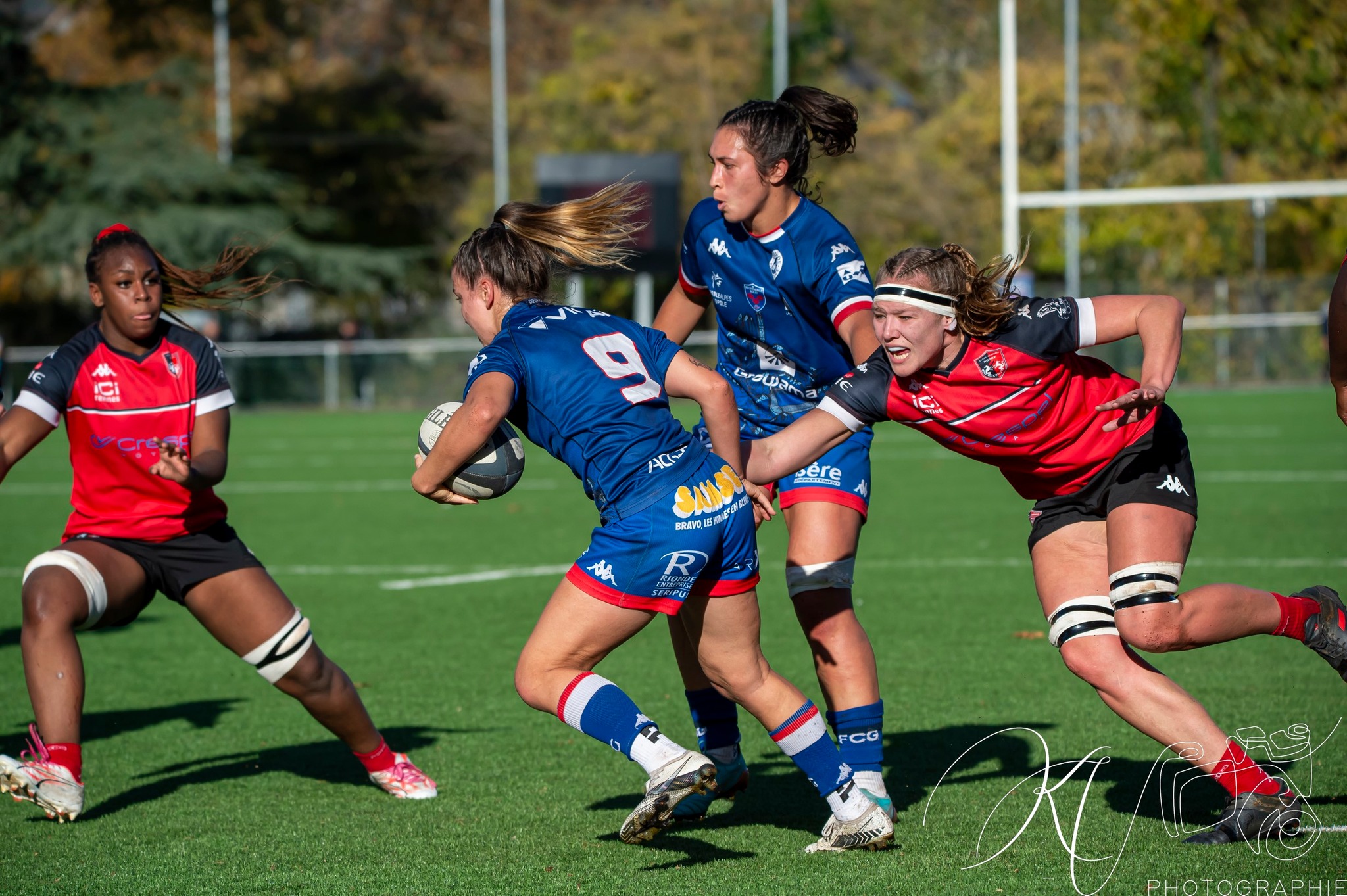  FC Grenoble Rugby - Stade Rennais Rugby - Rugby - Elite 2023 - Amazones FC Grenoble (34) vs (12) Stade Rennais Rugby (#2023FCGSRR11) Photo by: Karine Valentin | Siuxy Sports 2023-11-23
