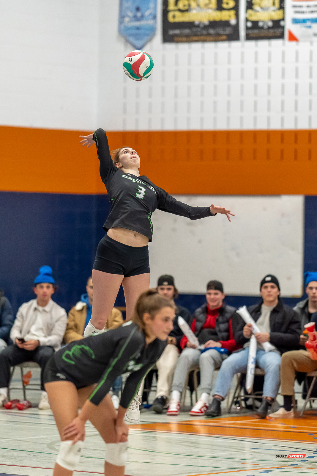  Cégep André Laurendeau - Collège Bois-de-Boulogne - Volleyball - RSEQ - 2023 Volley F - André Laurendeau (1) vs (3) Bois-de-Boulogne (#RSEQ2023ALvBBR01) Photo by: Dan Taylor-Morin | Siuxy Sports 2023-01-19