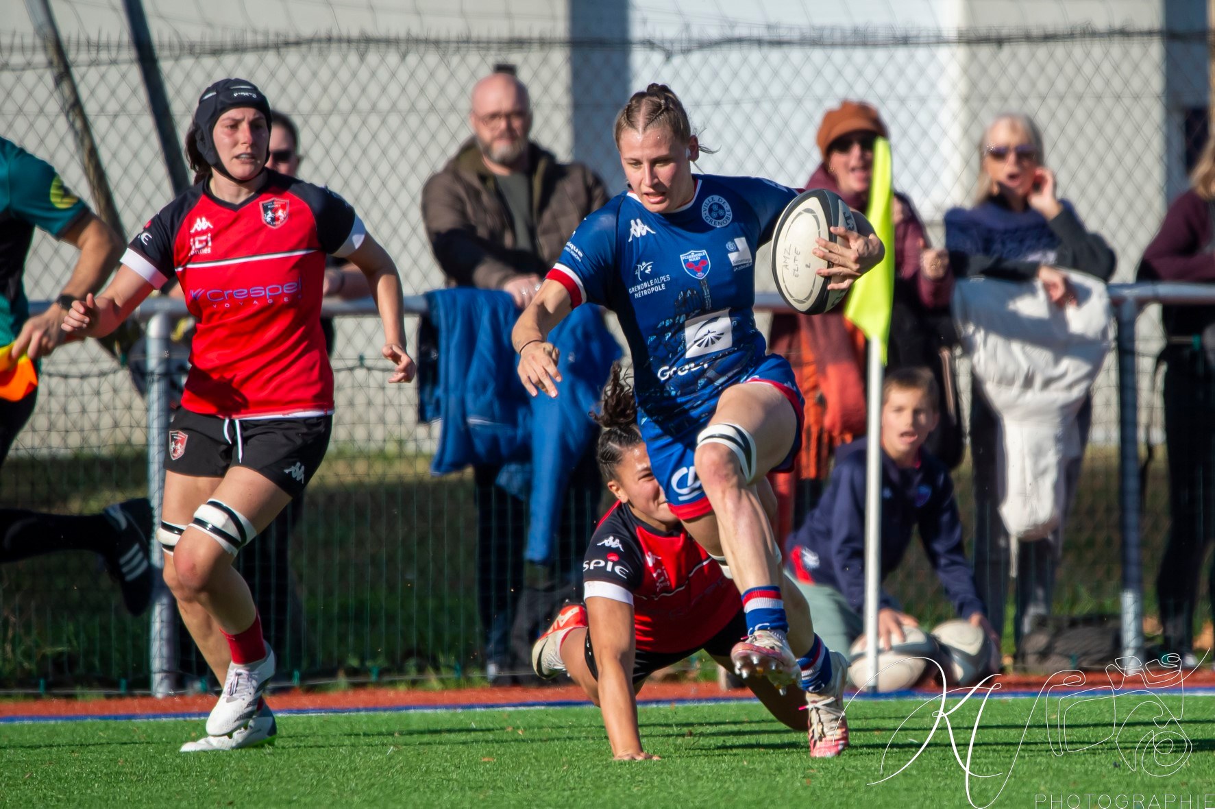  FC Grenoble Rugby - Stade Rennais Rugby - Rugby - Elite 2023 - Amazones FC Grenoble (34) vs (12) Stade Rennais Rugby (#2023FCGSRR11) Photo by: Karine Valentin | Siuxy Sports 2023-11-23
