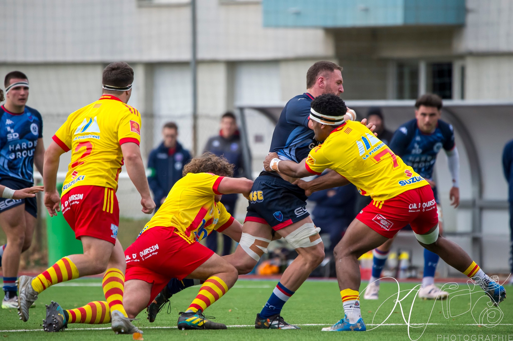  FC Grenoble Rugby - US Arlequins Perpignanais - Rugby - 2023 Espoirs- FC GRENOBLE VS US Arlequins Perpignanais (#2023ESPFCGUSAP11) Photo by: Karine Valentin | Siuxy Sports 2023-11-23