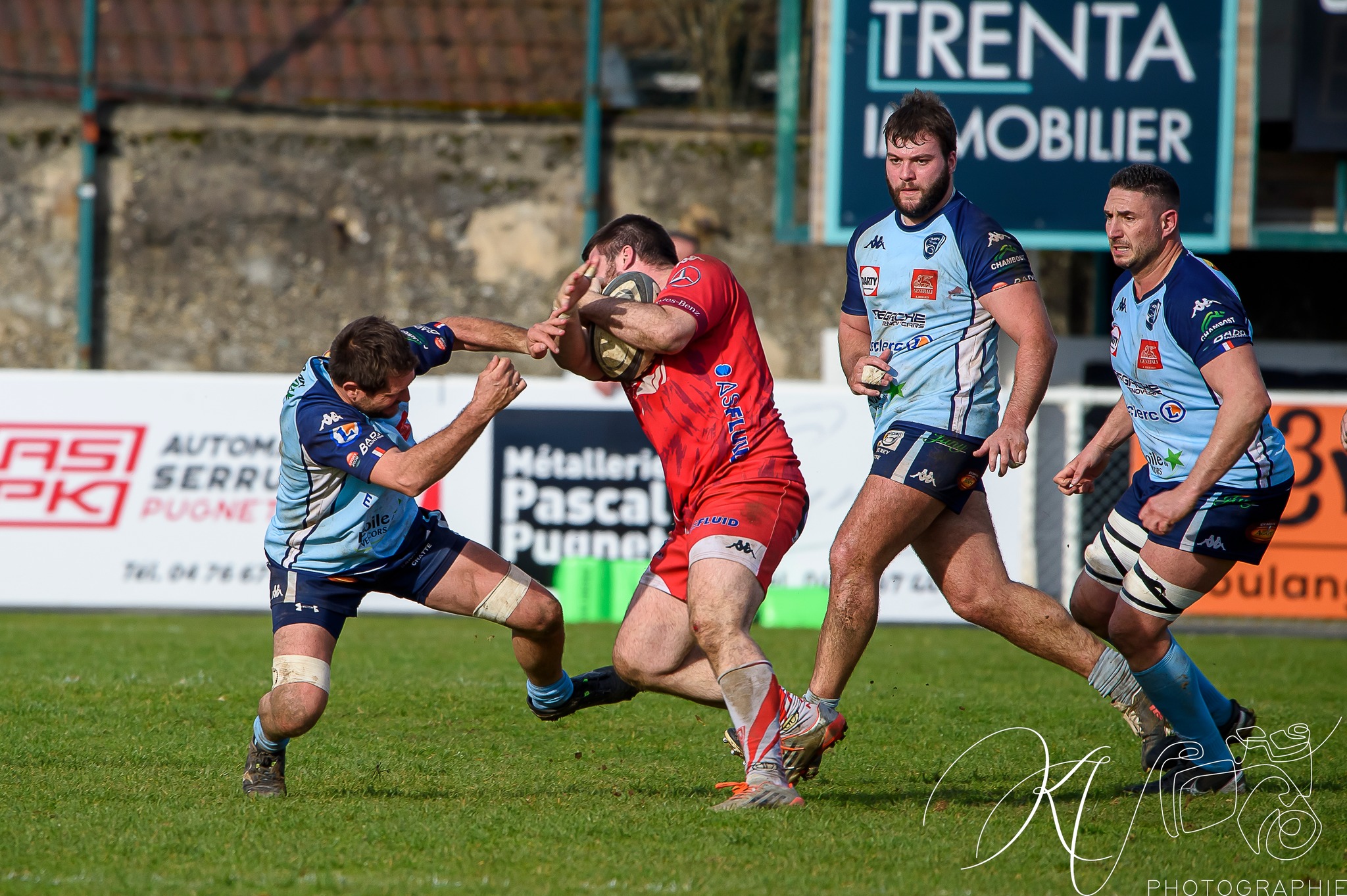  Stade Olympique Voironnais - Saint-Marcellin Sports - Rugby - Stade Olympique Voironnais (28) vs (31) Saint-Marcellin Sports (#2023SOVSMS03) Photo by: Karine Valentin | Siuxy Sports 2023-03-12