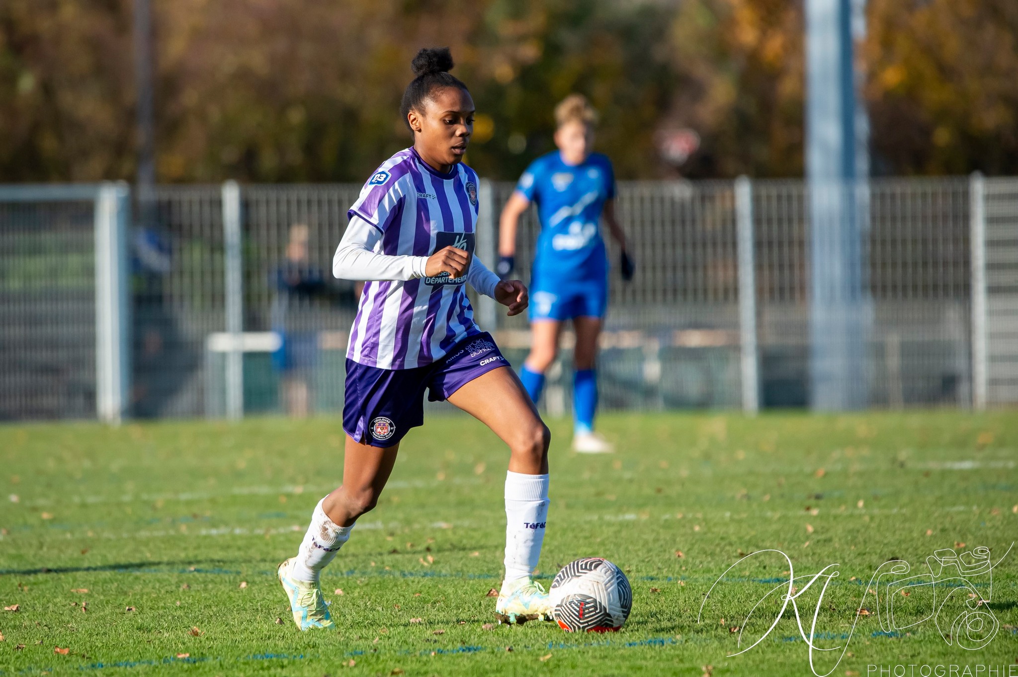  Grenoble Foot 38 - Toulouse FC - Soccer - Div 3 Fém - Grenoble F38 (0) vs (1) Toulouse FC (#D3F23GF38TFC11) Photo by: Karine Valentin | Siuxy Sports 2023-11-26