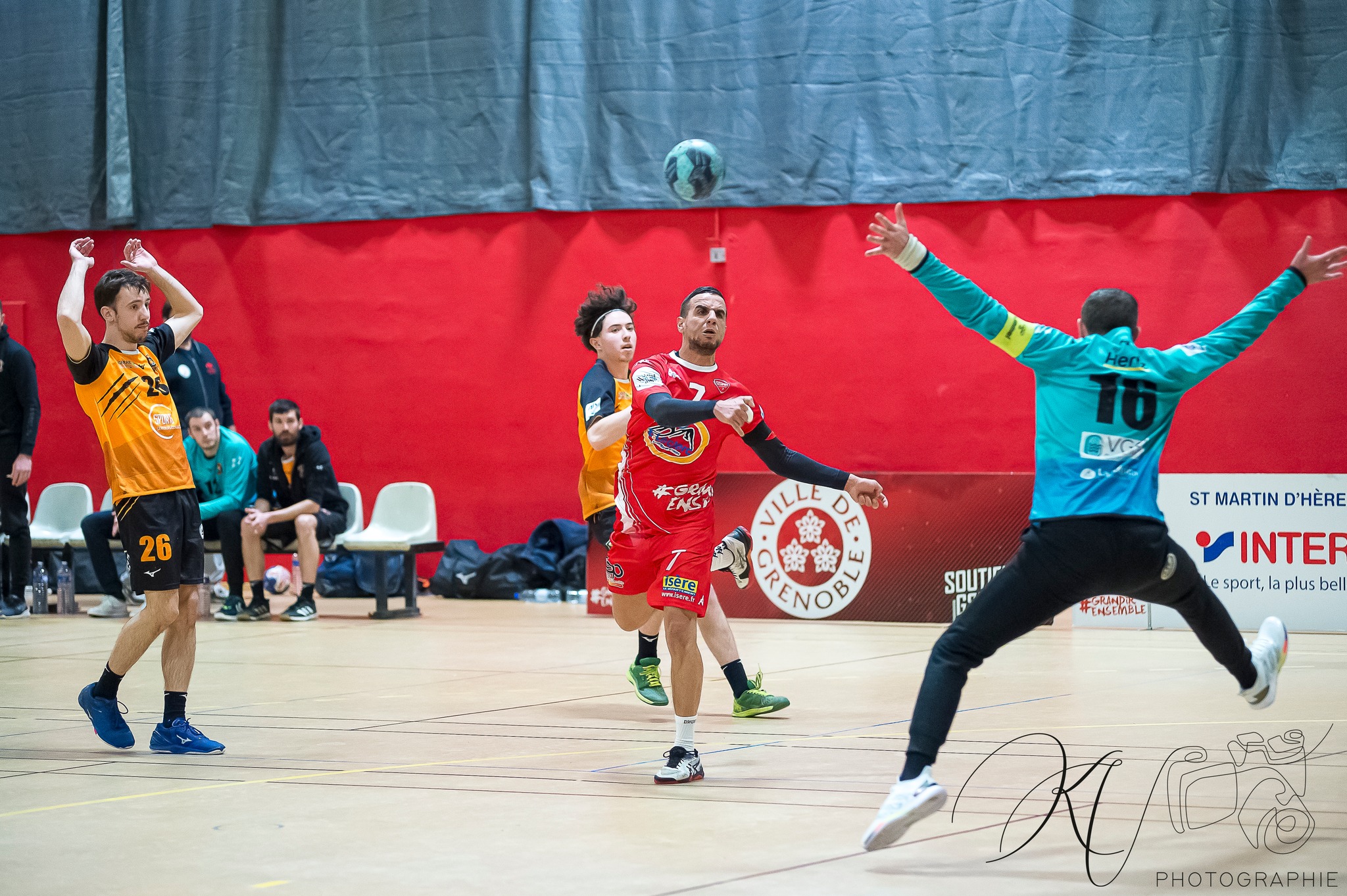  Grenoble SMH Métropole Isère Handball - HBC Aix en Savoie - Handball - GSMH Métro Isère Hanball (34) vs (24) HBC Aix en Savoie (#2023GSMHMIHvHBCAES) Photo by: Karine Valentin | Siuxy Sports 2023-02-04