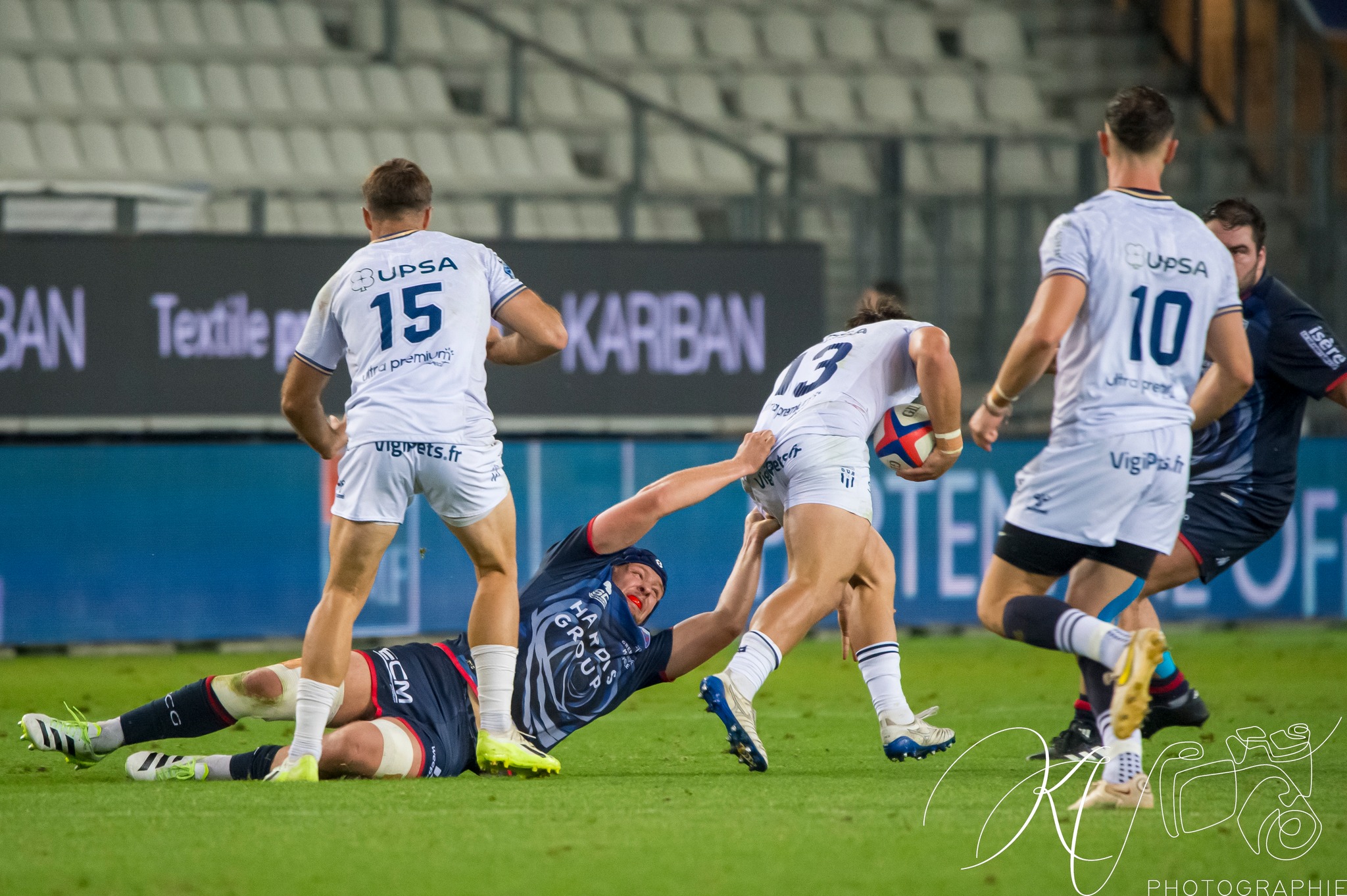  FC Grenoble Rugby - SU Agen - Rugby - Pro D2 - FC Grenoble (24) vs (19) SU Agen (#2023PROD2FCGSUA09) Photo by: Karine Valentin | Siuxy Sports 2023-09-27