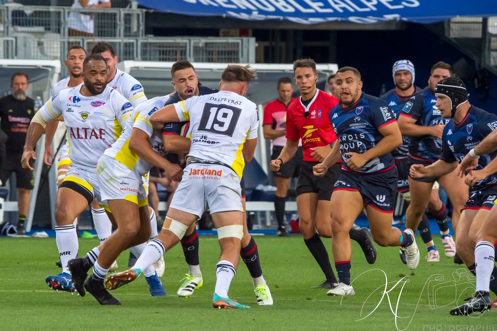  FC Grenoble Rugby - Stade Montois - Rugby - FC Grenoble (30) VS (25) Stade Montois (#2023FCGSM08) Photo by: Karine Valentin | Siuxy Sports 2023-08-18