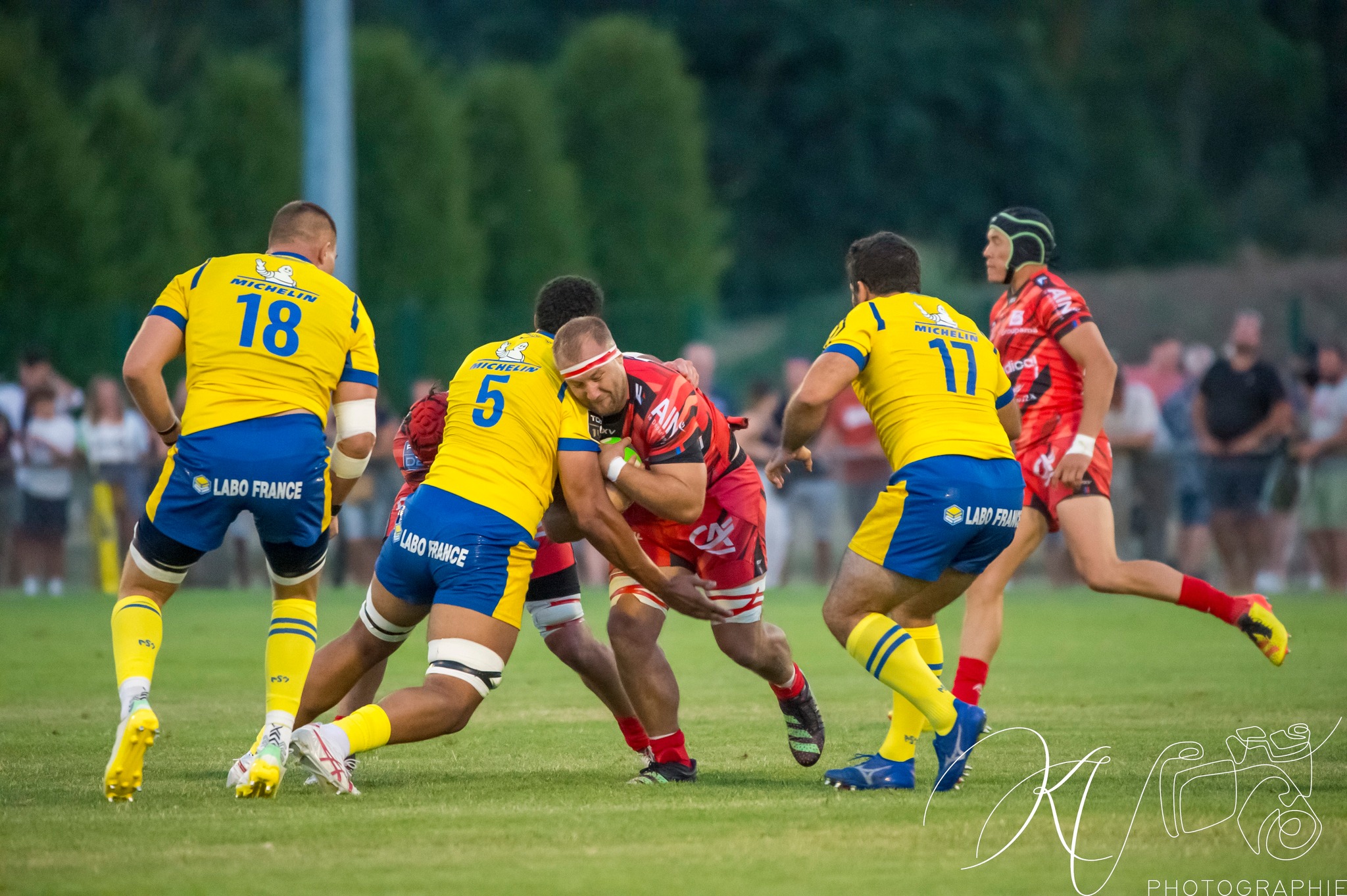  ASM Clermont Auvergne - US Oyonnax Rugby - Rugby - Match amical - ASM Clermont vs US Oyonnax (#2023ASMCUSO08) Photo by: Karine Valentin | Siuxy Sports 2023-08-12