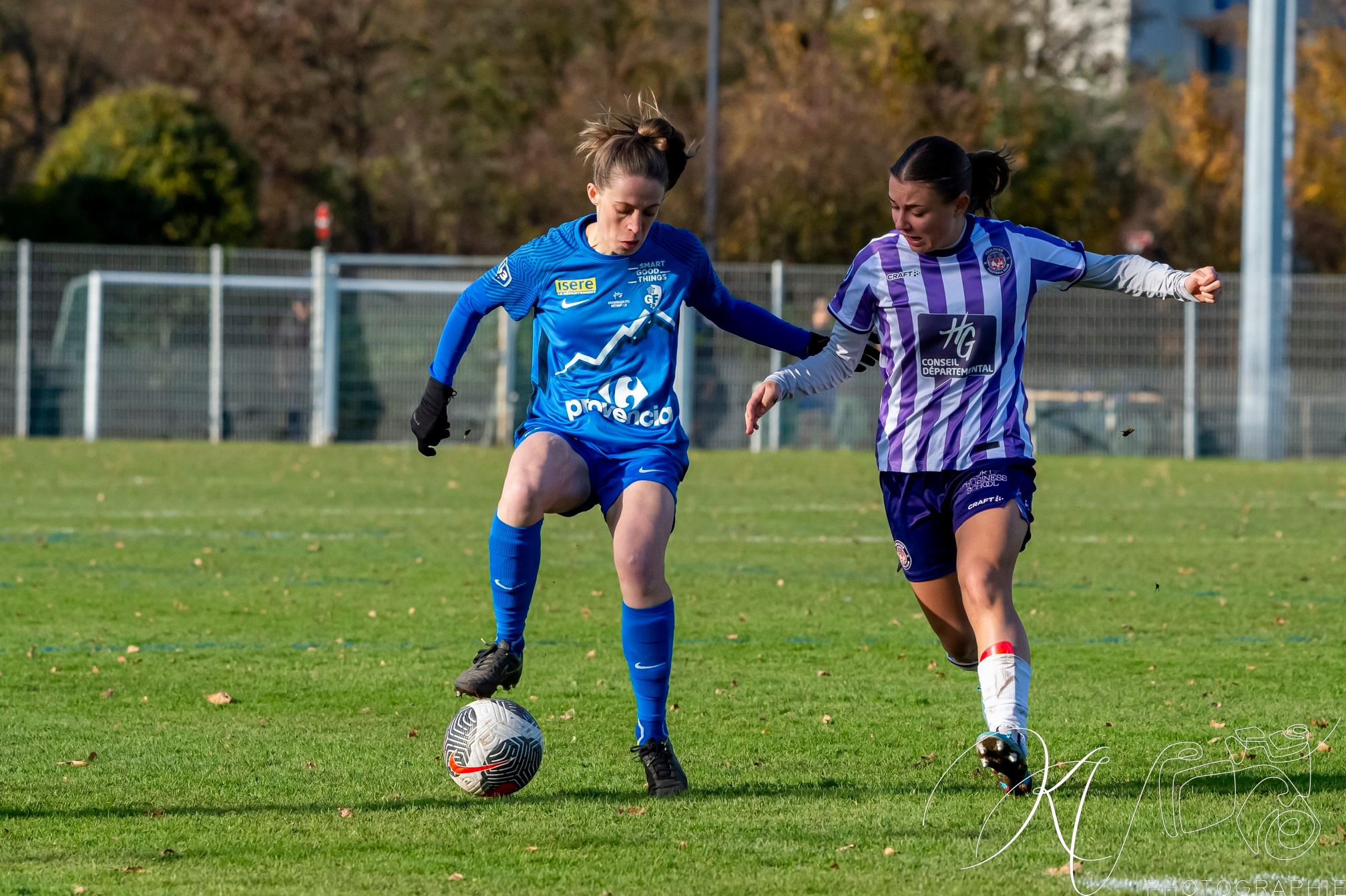  Grenoble Foot 38 - Toulouse FC - Soccer - Div 3 Fém - Grenoble F38 (0) vs (1) Toulouse FC (#D3F23GF38TFC11) Photo by: Karine Valentin | Siuxy Sports 2023-11-26