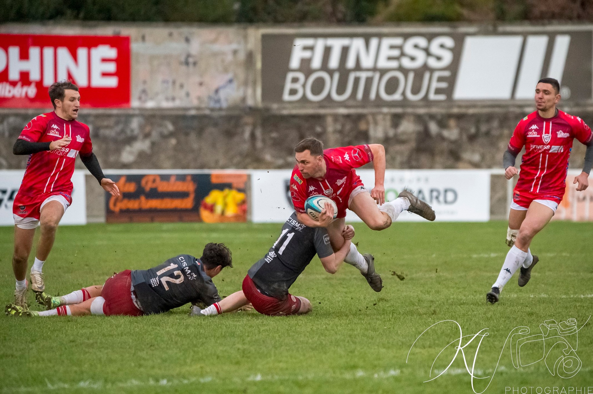  Stade Olympique Voironnais - AS Monaco Rugby - Rugby - Fed2 2023 - Voiron (29) vs (26) Monaco (#F223VOIMON12) Photo by: Karine Valentin | Siuxy Sports 2023-12-10