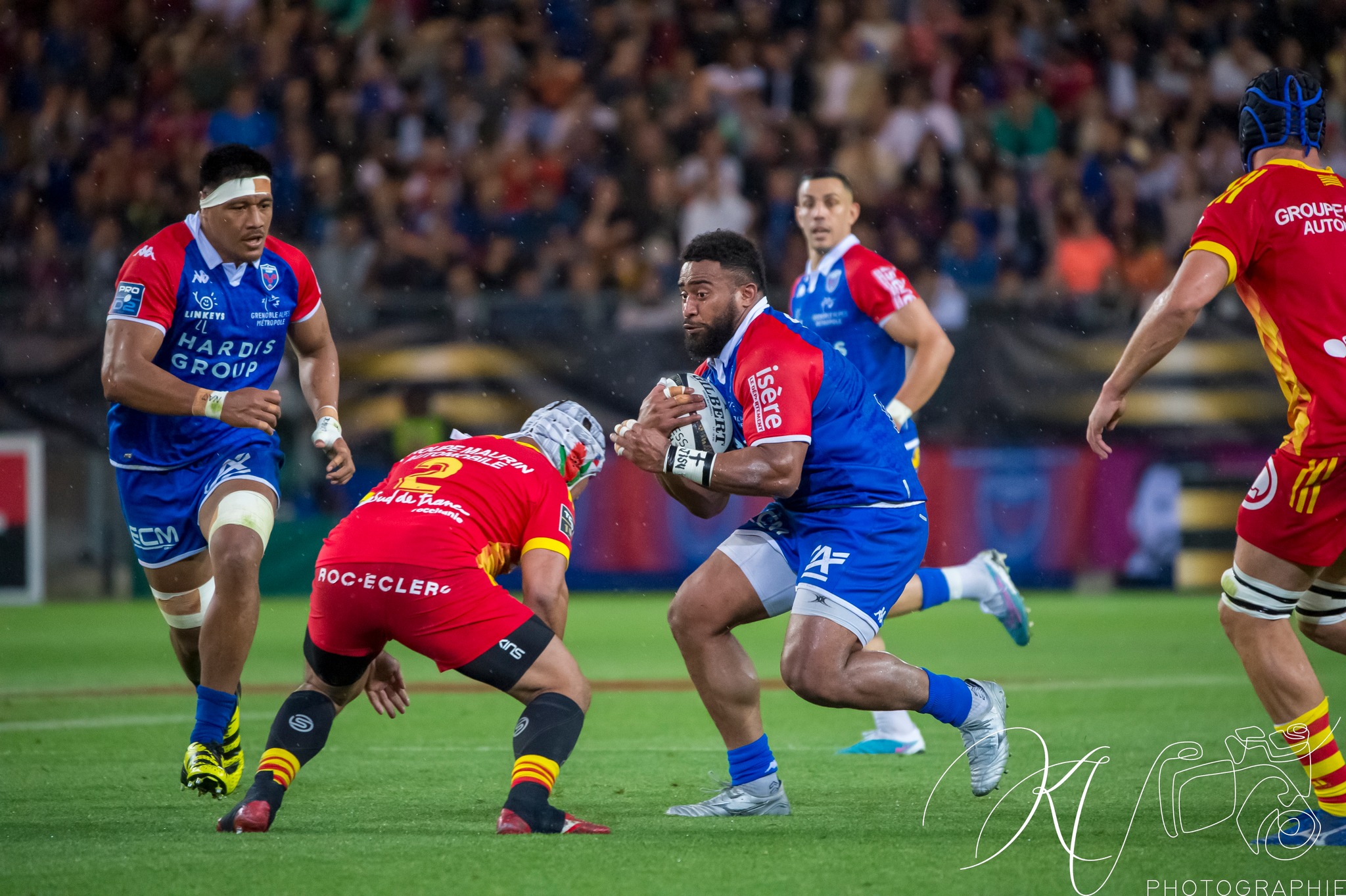  FC Grenoble Rugby - US Arlequins Perpignanais - Rugby - 2023 - Access Match - FC Grenoble (19) vs (33) US Arlequins Perpignananais (#2023FCGUSAP06) Photo by: Karine Valentin | Siuxy Sports 2023-06-03