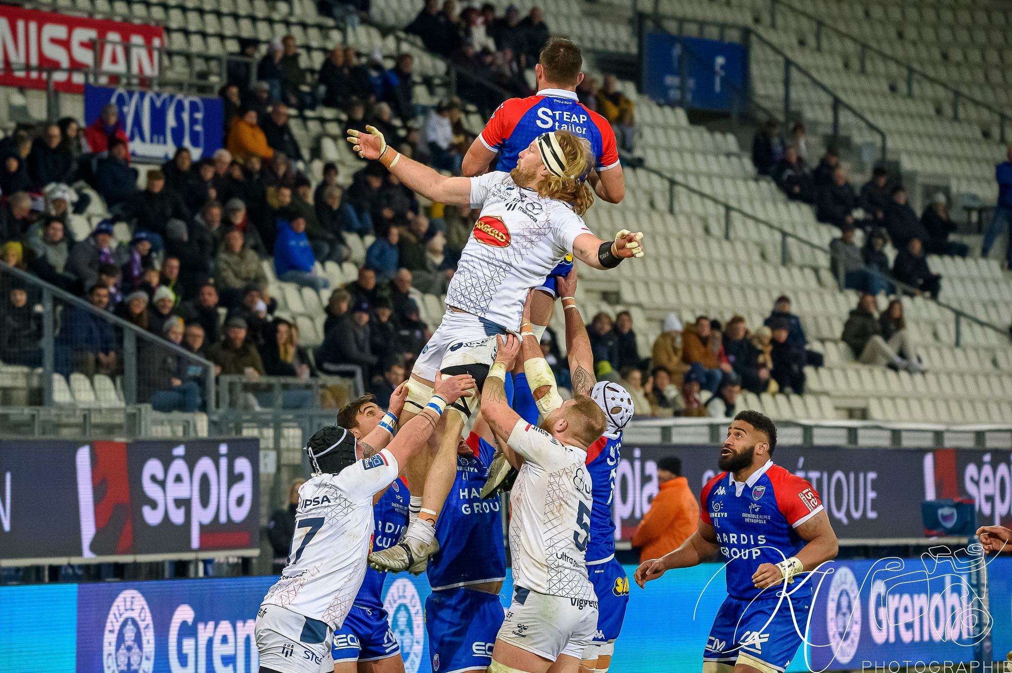  FC Grenoble Rugby - SU Agen - Rugby - FC Grenoble (20) vs (16) SU Agen (#2023FCGvSUA02) Photo by: Karine Valentin | Siuxy Sports 2023-02-03