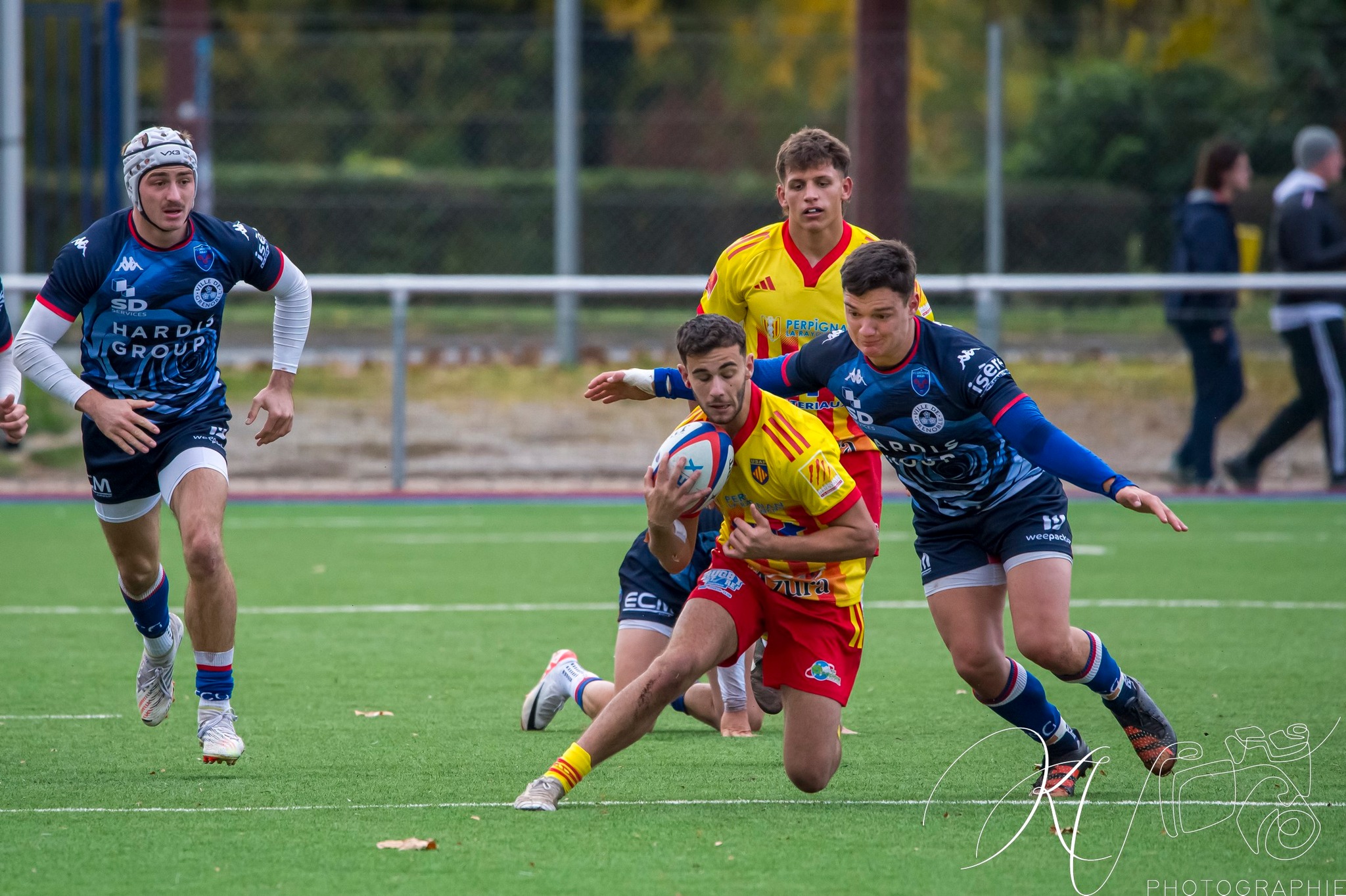  FC Grenoble Rugby - US Arlequins Perpignanais - Rugby - 2023 Espoirs- FC GRENOBLE VS US Arlequins Perpignanais (#2023ESPFCGUSAP11) Photo by: Karine Valentin | Siuxy Sports 2023-11-23