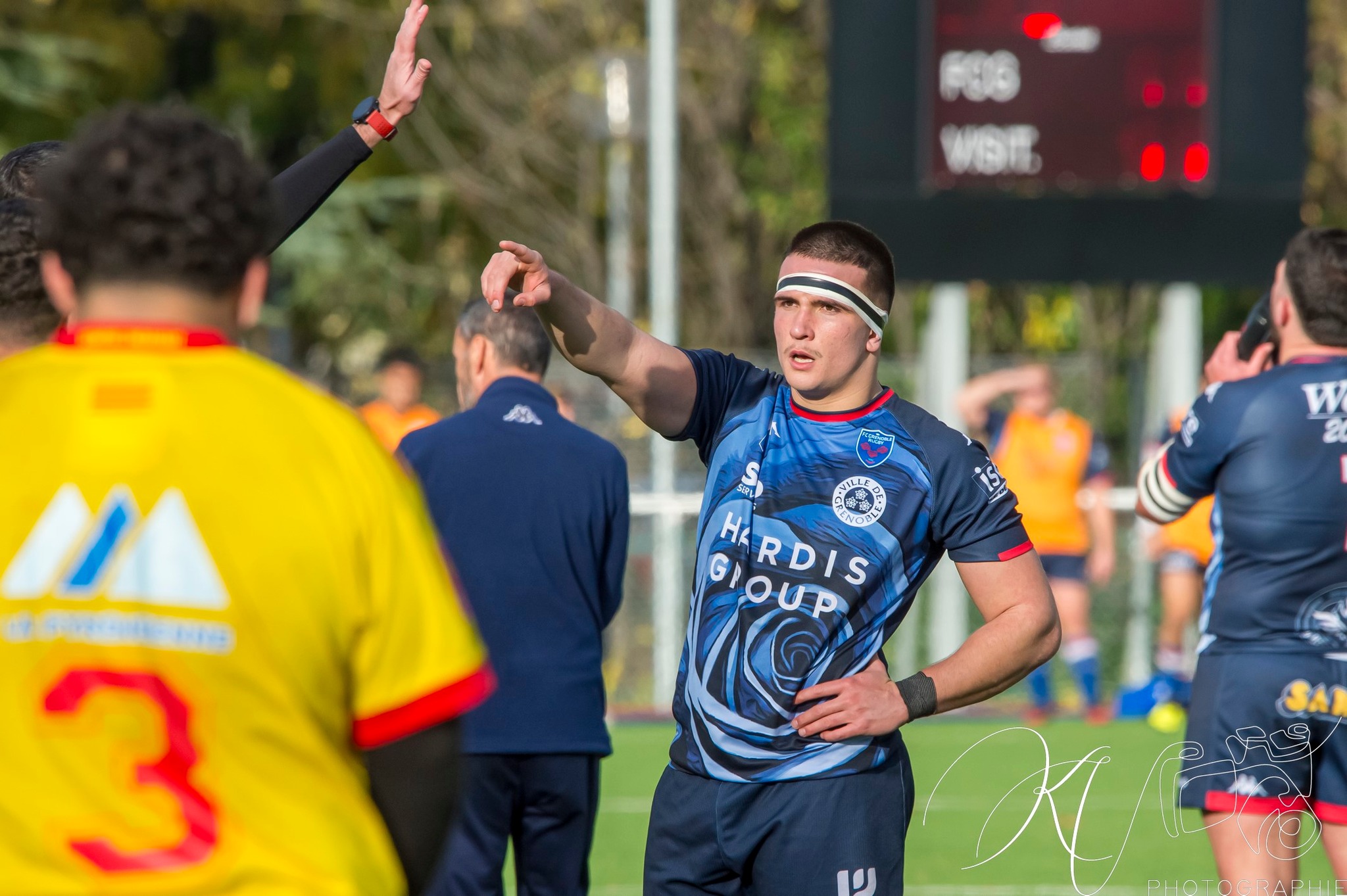  FC Grenoble Rugby - US Arlequins Perpignanais - Rugby - 2023 Espoirs- FC GRENOBLE VS US Arlequins Perpignanais (#2023ESPFCGUSAP11) Photo by: Karine Valentin | Siuxy Sports 2023-11-23