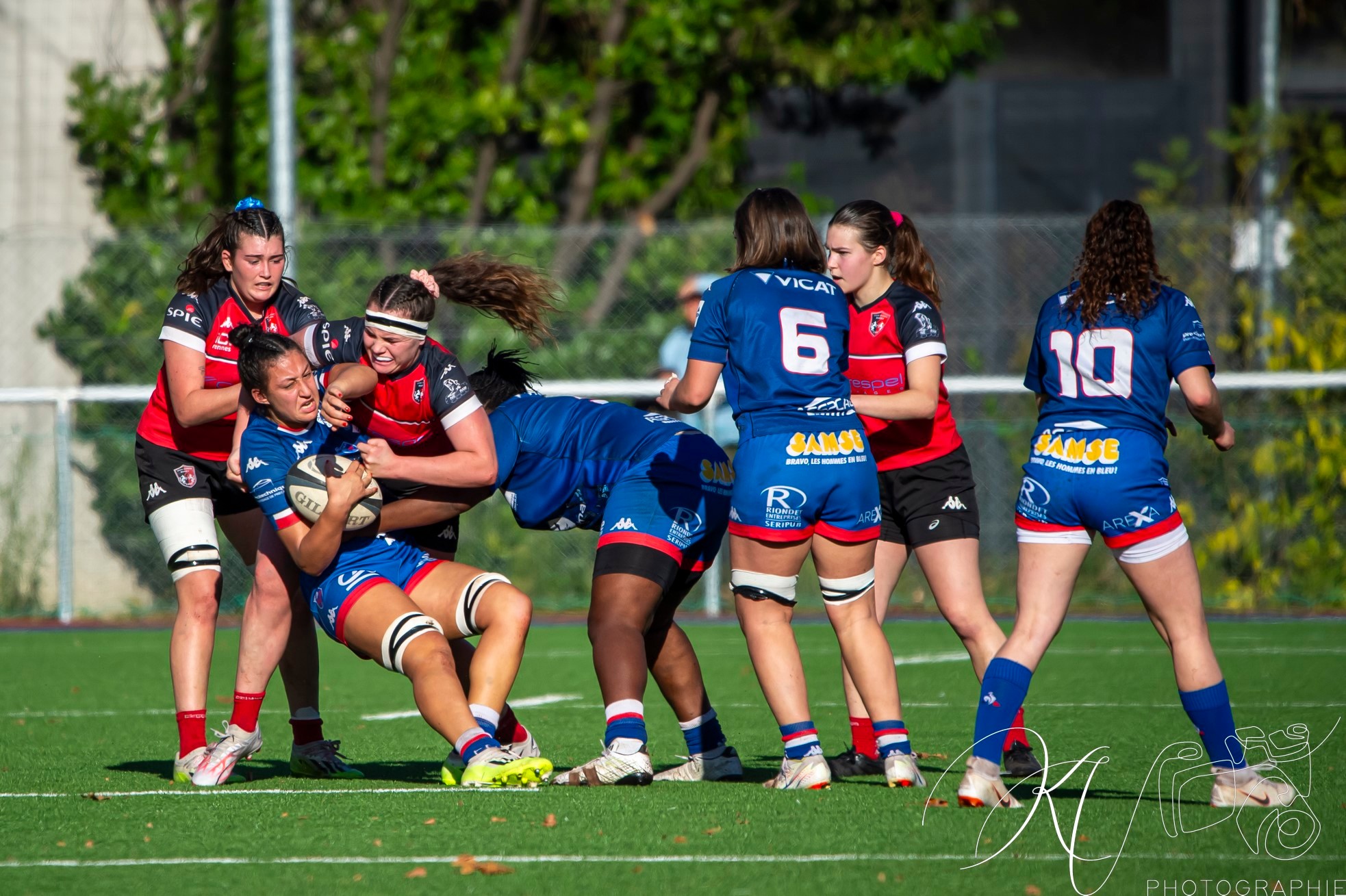  FC Grenoble Rugby - Stade Rennais Rugby - Rugby - Elite 2023 - Amazones FC Grenoble (34) vs (12) Stade Rennais Rugby (#2023FCGSRR11) Photo by: Karine Valentin | Siuxy Sports 2023-11-23
