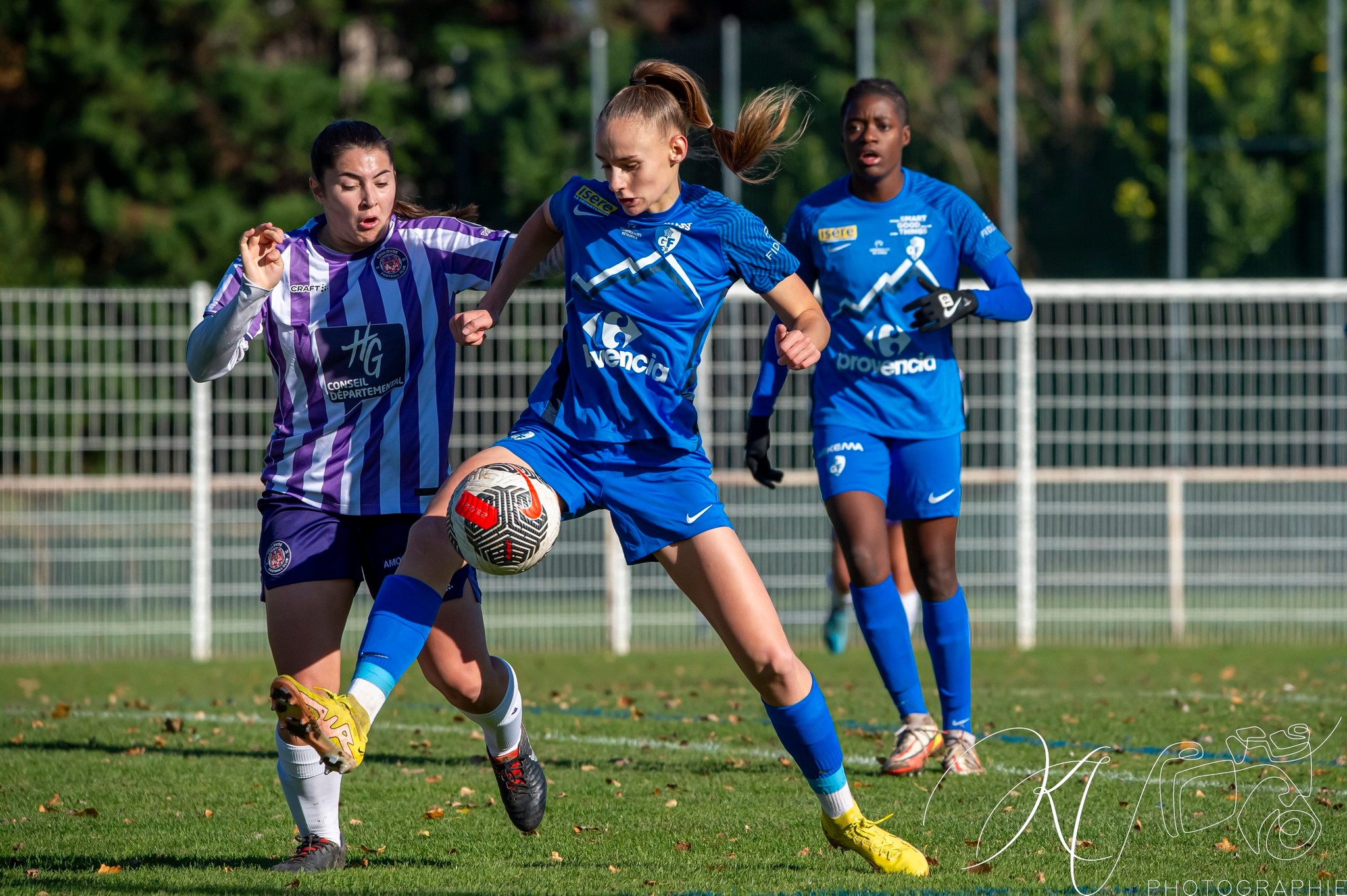  Grenoble Foot 38 - Toulouse FC - Soccer - Div 3 Fém - Grenoble F38 (0) vs (1) Toulouse FC (#D3F23GF38TFC11) Photo by: Karine Valentin | Siuxy Sports 2023-11-26