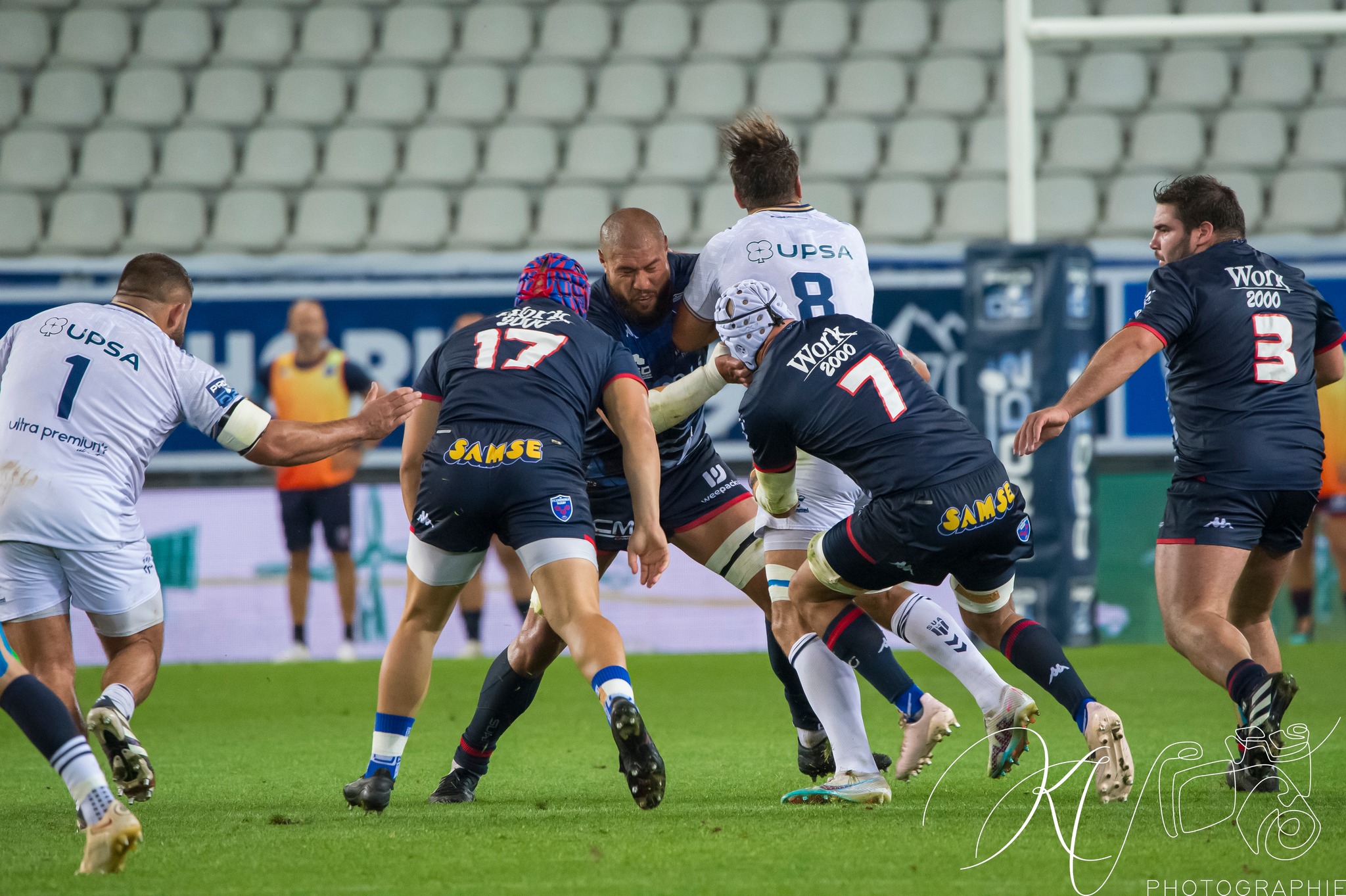  FC Grenoble Rugby - SU Agen - Rugby - Pro D2 - FC Grenoble (24) vs (19) SU Agen (#2023PROD2FCGSUA09) Photo by: Karine Valentin | Siuxy Sports 2023-09-27