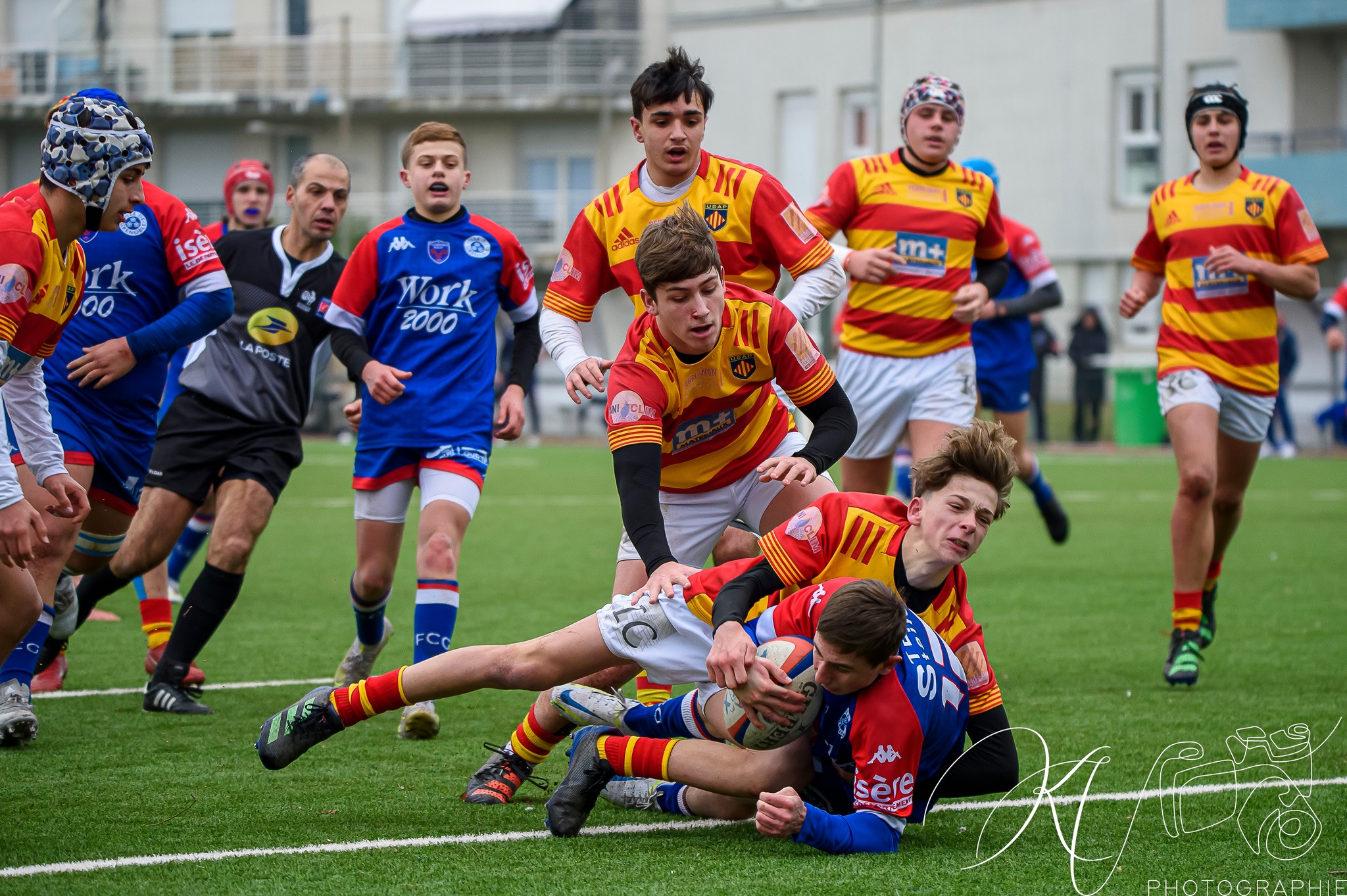  FC Grenoble Rugby - US Arlequins Perpignanais - Rugby - Alamercery - Grenoble (41) vs (10) Perpignan (#2023ALAFCGUSAP01) Photo by: Karine Valentin | Siuxy Sports 2023-01-29