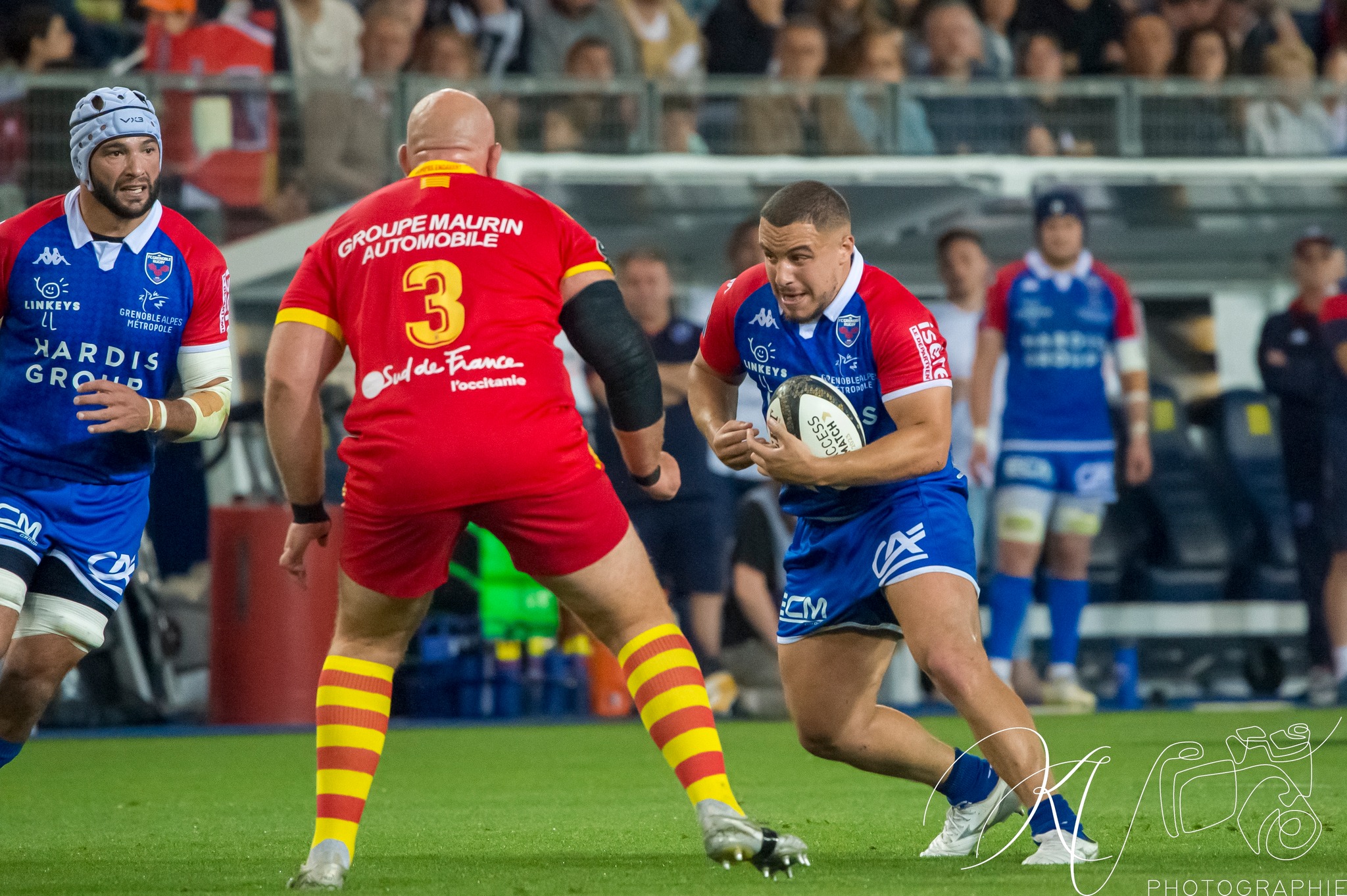  FC Grenoble Rugby - US Arlequins Perpignanais - Rugby - 2023 - Access Match - FC Grenoble (19) vs (33) US Arlequins Perpignananais (#2023FCGUSAP06) Photo by: Karine Valentin | Siuxy Sports 2023-06-03