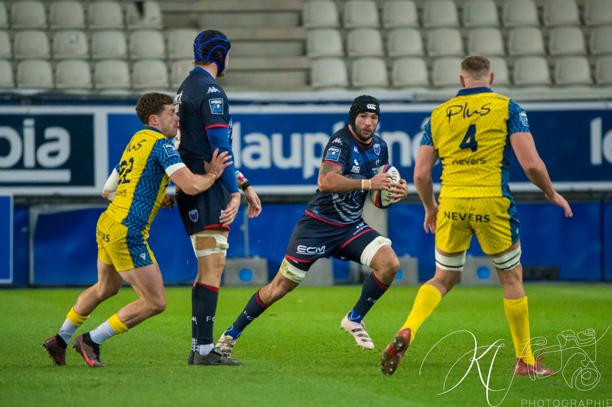  FC Grenoble Rugby - USON Nevers - Rugby - PRO D2 - FC Grenoble (27) VS (37) USON (#PD2FCGUSO12) Photo by: Karine Valentin | Siuxy Sports 2023-12-15