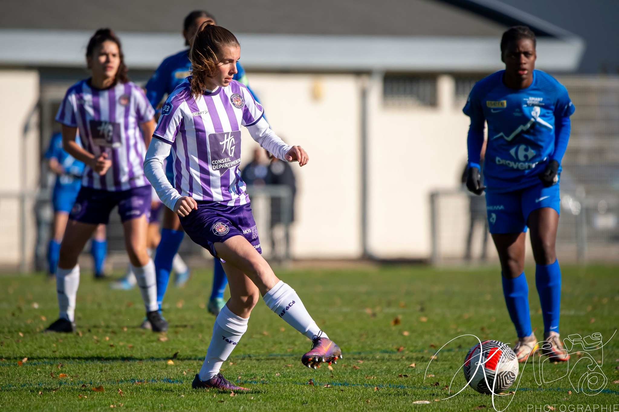  Grenoble Foot 38 - Toulouse FC - Soccer - Div 3 Fém - Grenoble F38 (0) vs (1) Toulouse FC (#D3F23GF38TFC11) Photo by: Karine Valentin | Siuxy Sports 2023-11-26