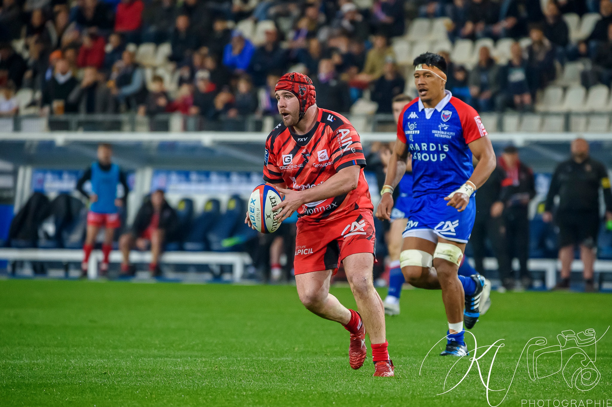 Tanginoa HALAIFONUA -  FC Grenoble Rugby - US Oyonnax Rugby - Rugby - FC Grenoble (24) vs (28) US Oyonnax Rugby (#2023FCGvOYO03) Photo by: Karine Valentin | Siuxy Sports 2023-03-24