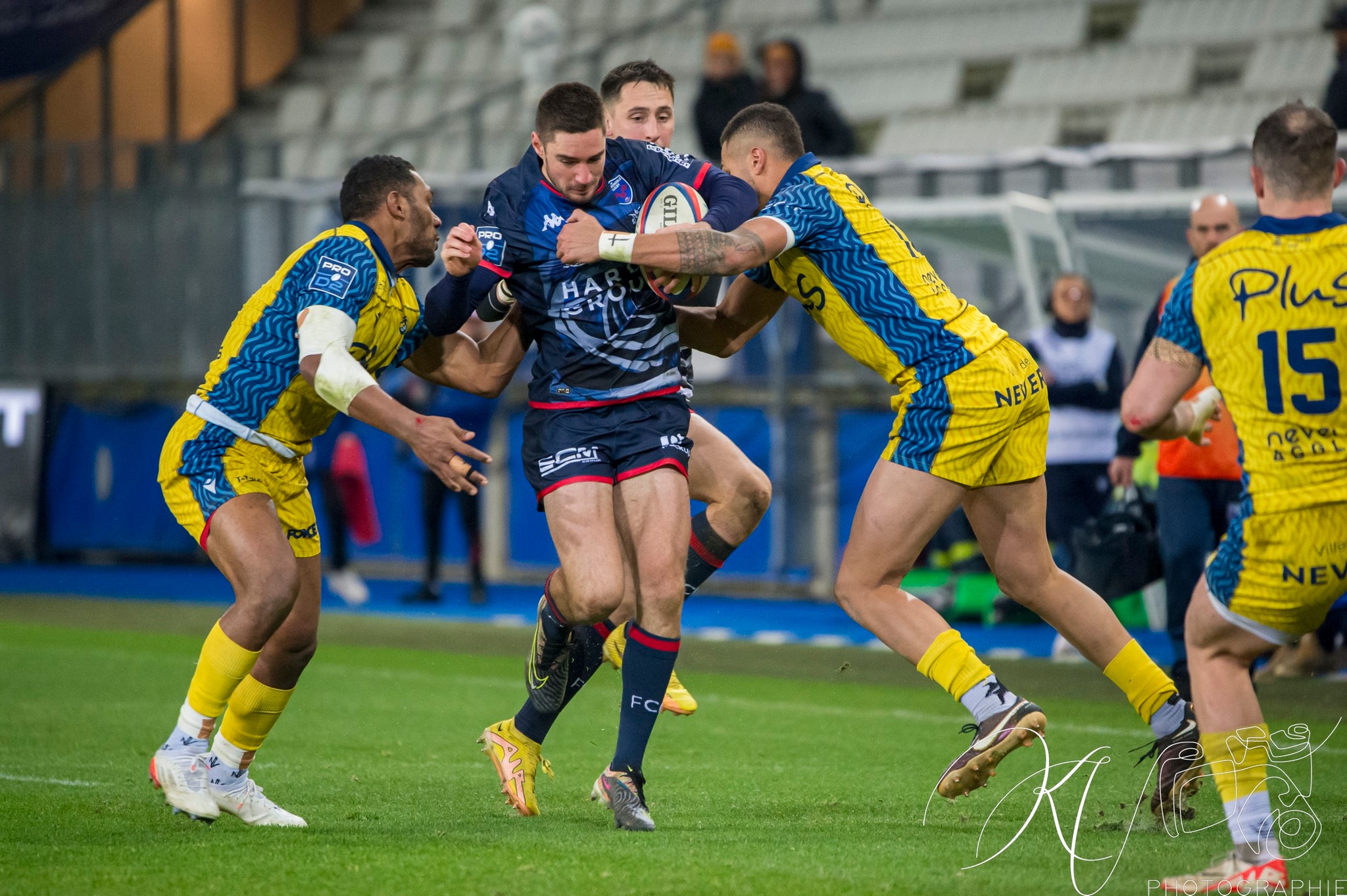  FC Grenoble Rugby - USON Nevers - Rugby - PRO D2 - FC Grenoble (27) VS (37) USON (#PD2FCGUSO12) Photo by: Karine Valentin | Siuxy Sports 2023-12-15