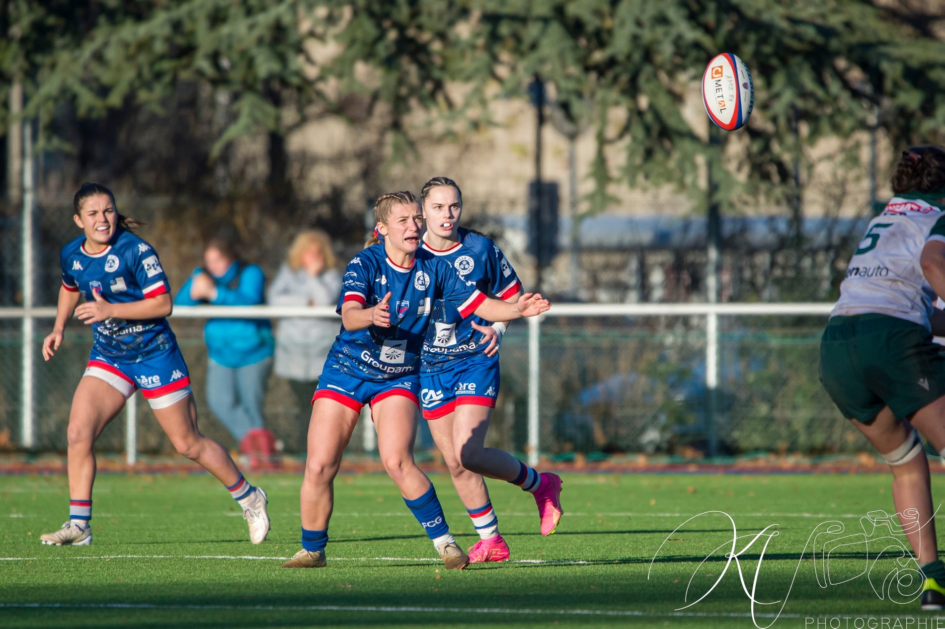 Enoé NERI - Romane PELLEGRINI -  FC Grenoble Rugby - Section Paloise - Rugby - Elite 1 2023 - FC Grenoble (48) vs (12) Lons Section Paloise (#EL123FCGLSP12) Photo by: Karine Valentin | Siuxy Sports 2023-12-17