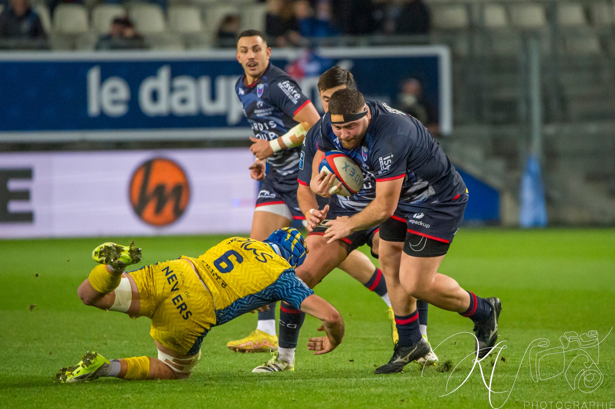  FC Grenoble Rugby - USON Nevers - Rugby - PRO D2 - FC Grenoble (27) VS (37) USON (#PD2FCGUSO12) Photo by: Karine Valentin | Siuxy Sports 2023-12-15