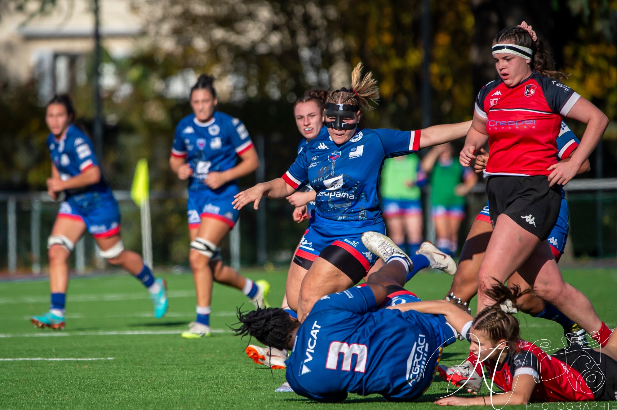  FC Grenoble Rugby - Stade Rennais Rugby - Rugby - Elite 2023 - Amazones FC Grenoble (34) vs (12) Stade Rennais Rugby (#2023FCGSRR11) Photo by: Karine Valentin | Siuxy Sports 2023-11-23