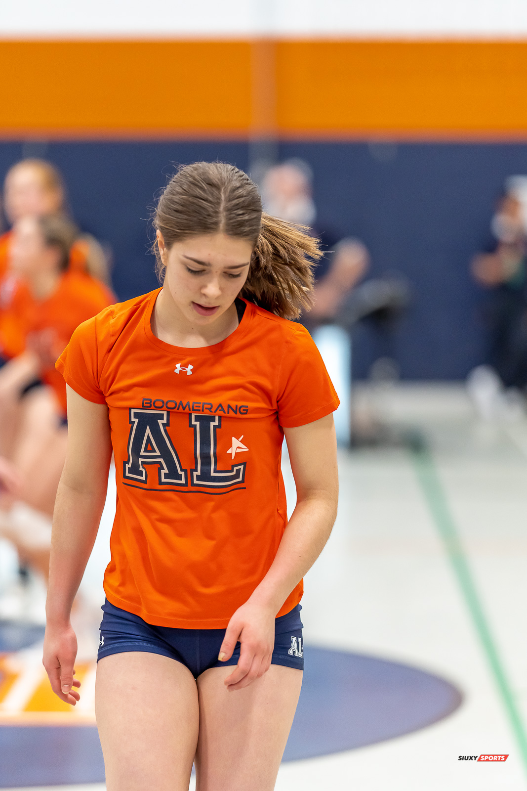 Emma L'ANTHOËN -  Cégep André Laurendeau - Collège Bois-de-Boulogne - Volleyball - RSEQ - 2023 Volley F - André Laurendeau (1) vs (3) Bois-de-Boulogne (#RSEQ2023ALvBBR01) Photo by: Dan Taylor-Morin | Siuxy Sports 2023-01-19