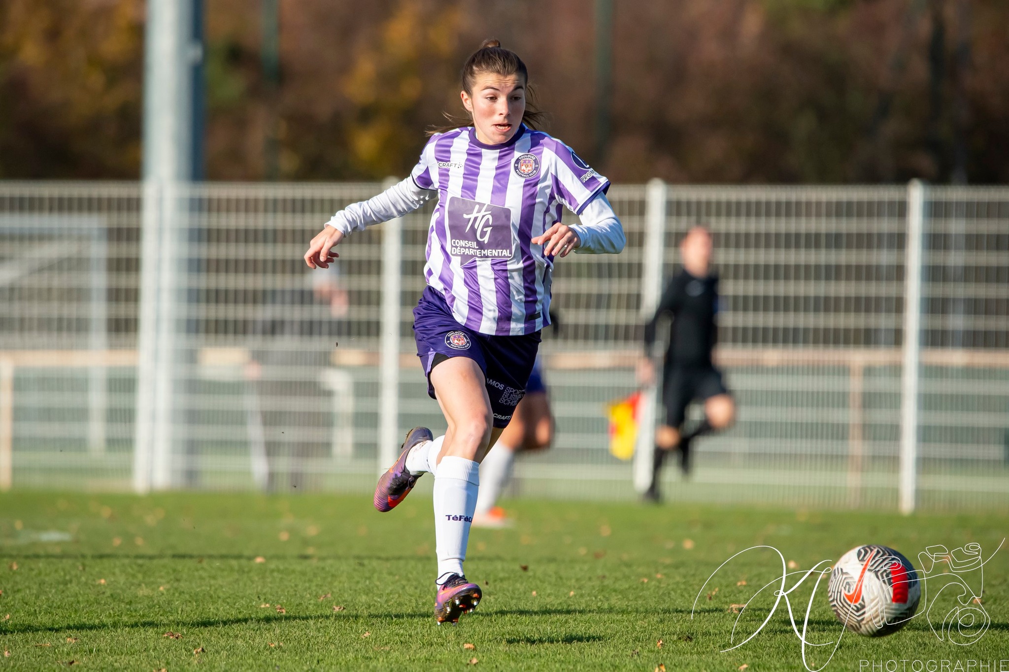  Grenoble Foot 38 - Toulouse FC - Soccer - Div 3 Fém - Grenoble F38 (0) vs (1) Toulouse FC (#D3F23GF38TFC11) Photo by: Karine Valentin | Siuxy Sports 2023-11-26