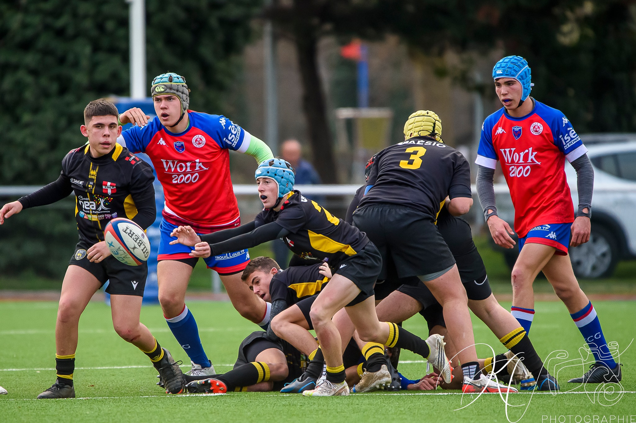  FC Grenoble Rugby - Stade Olympique de Chambéry rugby - Rugby - Alamercery (Amical) - FCG vs SOC (#2023AlamFCGSOC02) Photo by: Karine Valentin | Siuxy Sports 2023-02-25
