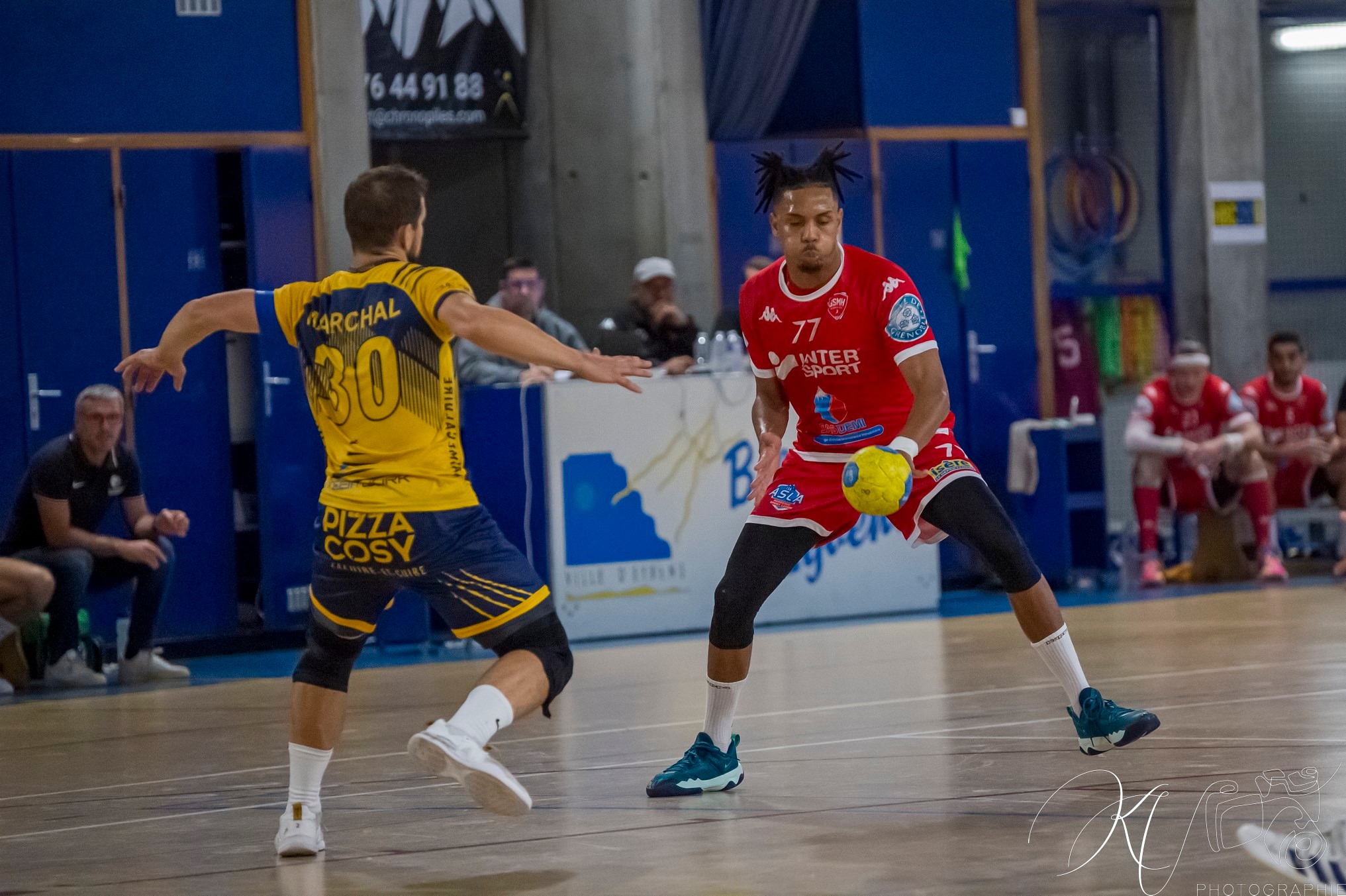  Grenoble SMH Métropole Isère Handball - AS Lyon Caluire - Handball - 2023 GSMH Isère vs AS Lyon Caluire (#2023GSMHASLC10) Photo by: Karine Valentin | Siuxy Sports 2023-10-23