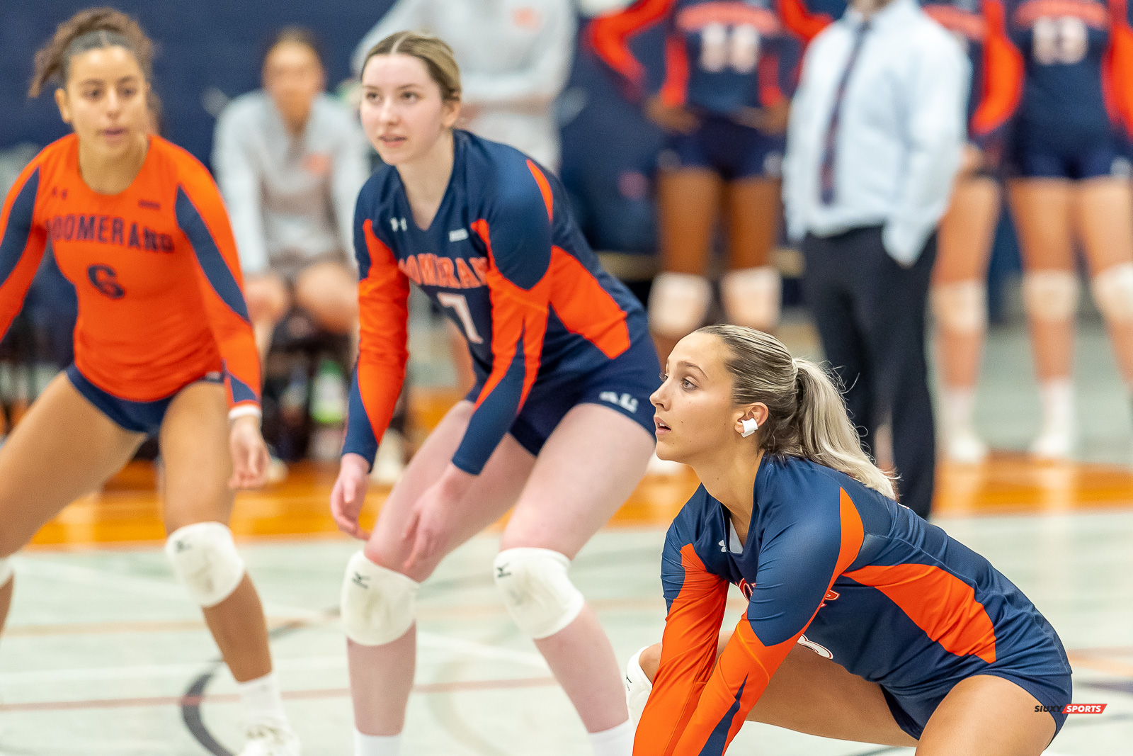Ève LAMONTAGNE -  Cégep André Laurendeau - Collège Bois-de-Boulogne - Volleyball - RSEQ - 2023 Volley F - André Laurendeau (1) vs (3) Bois-de-Boulogne (#RSEQ2023ALvBBR01) Photo by: Dan Taylor-Morin | Siuxy Sports 2023-01-19