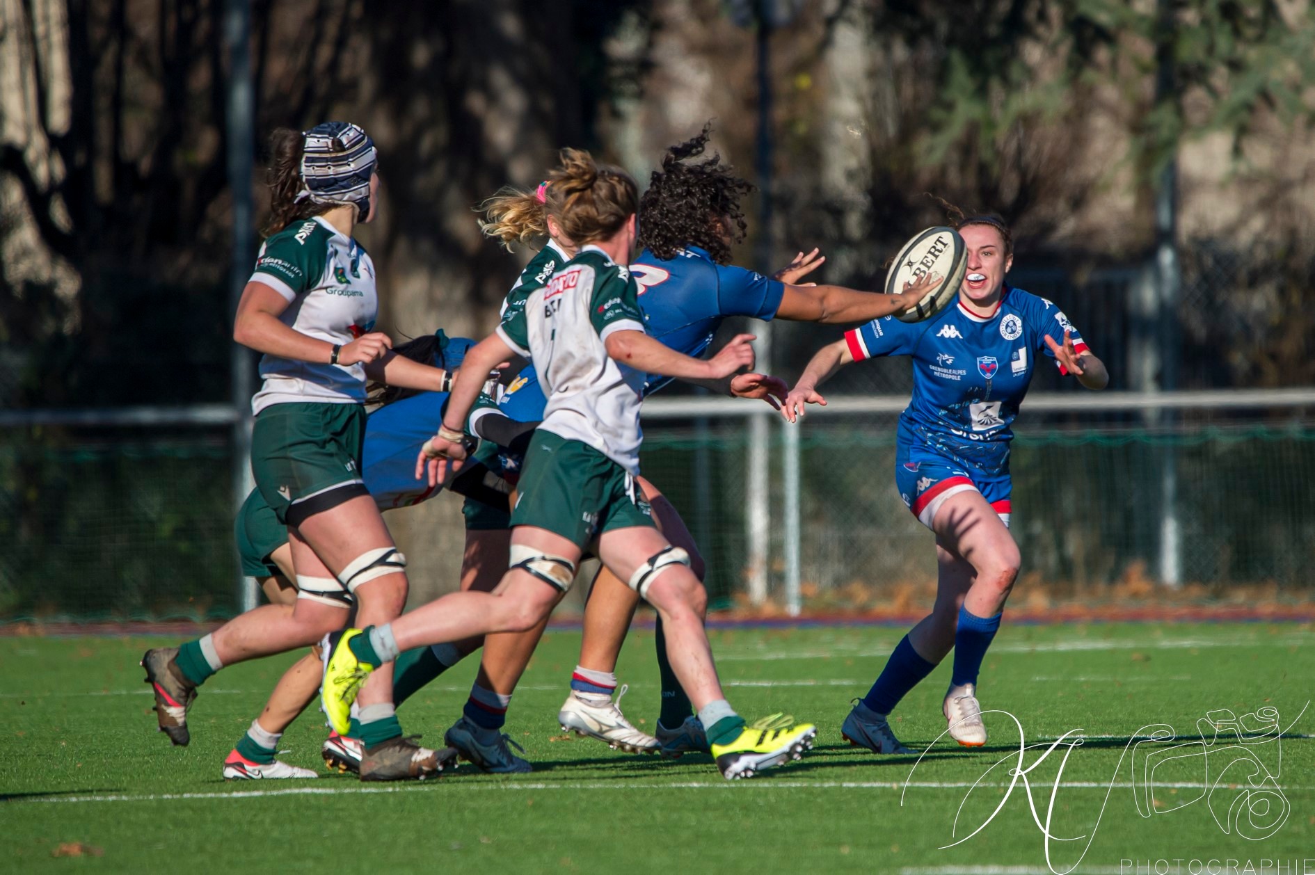 Florine THIRON -  FC Grenoble Rugby - Section Paloise - Rugby - Elite 1 2023 - FC Grenoble (48) vs (12) Lons Section Paloise (#EL123FCGLSP12) Photo by: Karine Valentin | Siuxy Sports 2023-12-17