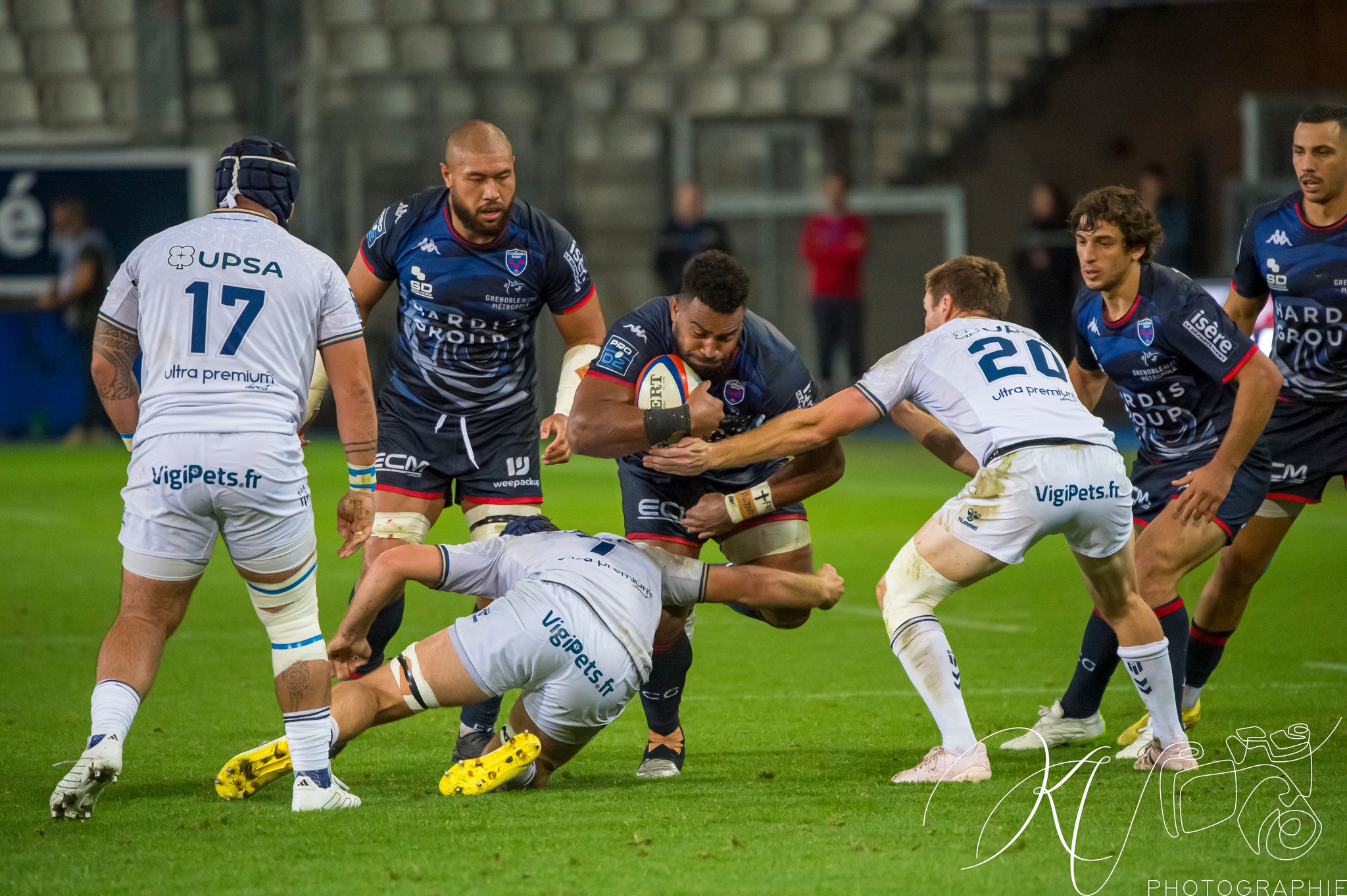  FC Grenoble Rugby - SU Agen - Rugby - Pro D2 - FC Grenoble (24) vs (19) SU Agen (#2023PROD2FCGSUA09) Photo by: Karine Valentin | Siuxy Sports 2023-09-27
