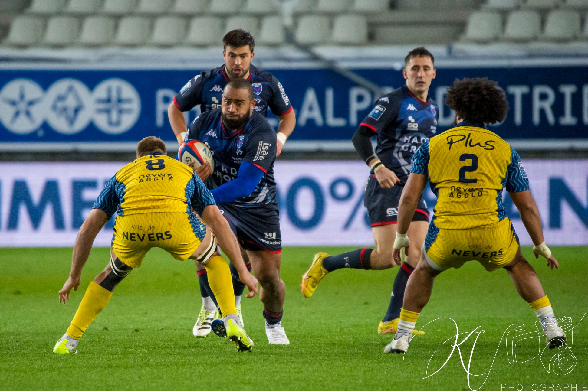  FC Grenoble Rugby - USON Nevers - Rugby - PRO D2 - FC Grenoble (27) VS (37) USON (#PD2FCGUSO12) Photo by: Karine Valentin | Siuxy Sports 2023-12-15
