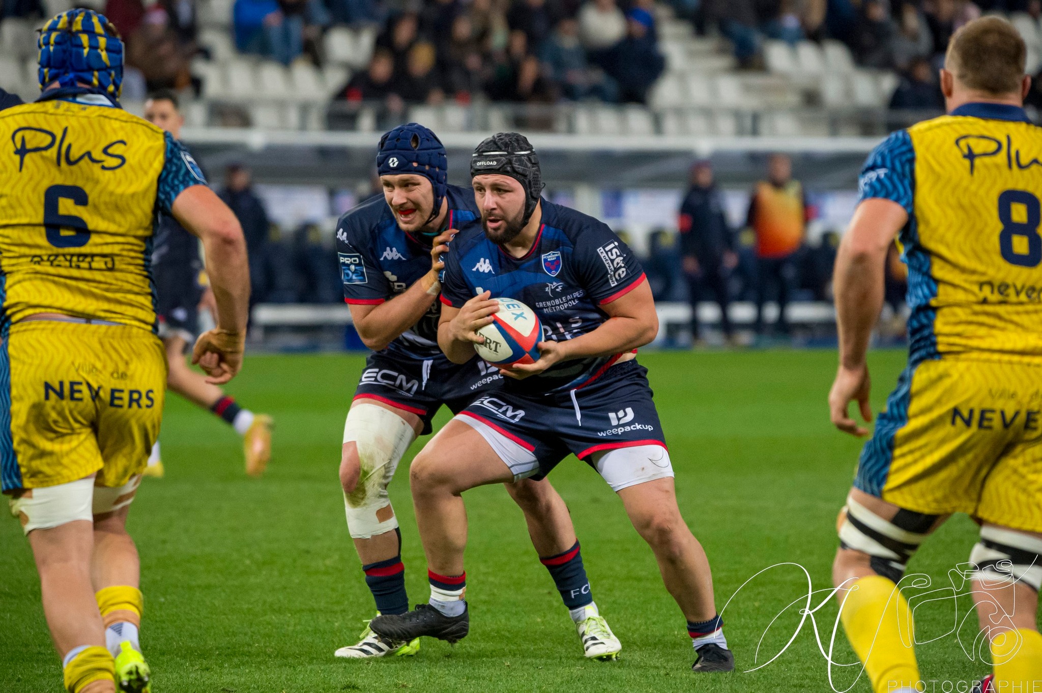  FC Grenoble Rugby - USON Nevers - Rugby - PRO D2 - FC Grenoble (27) VS (37) USON (#PD2FCGUSO12) Photo by: Karine Valentin | Siuxy Sports 2023-12-15