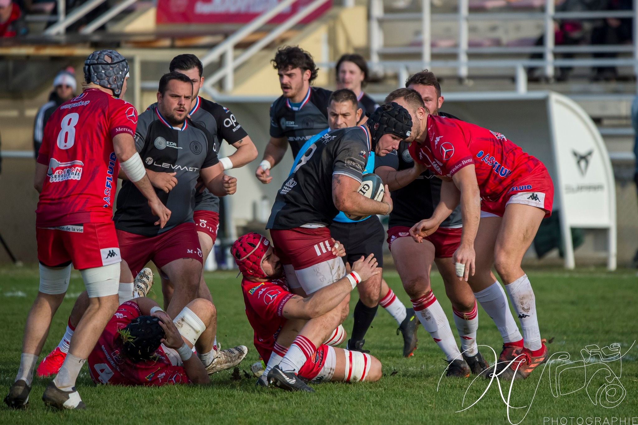 Stade Olympique Voironnais - AS Monaco Rugby - Rugby - Fed2 2023 - Voiron (29) vs (26) Monaco (#F223VOIMON12) Photo by: Karine Valentin | Siuxy Sports 2023-12-10