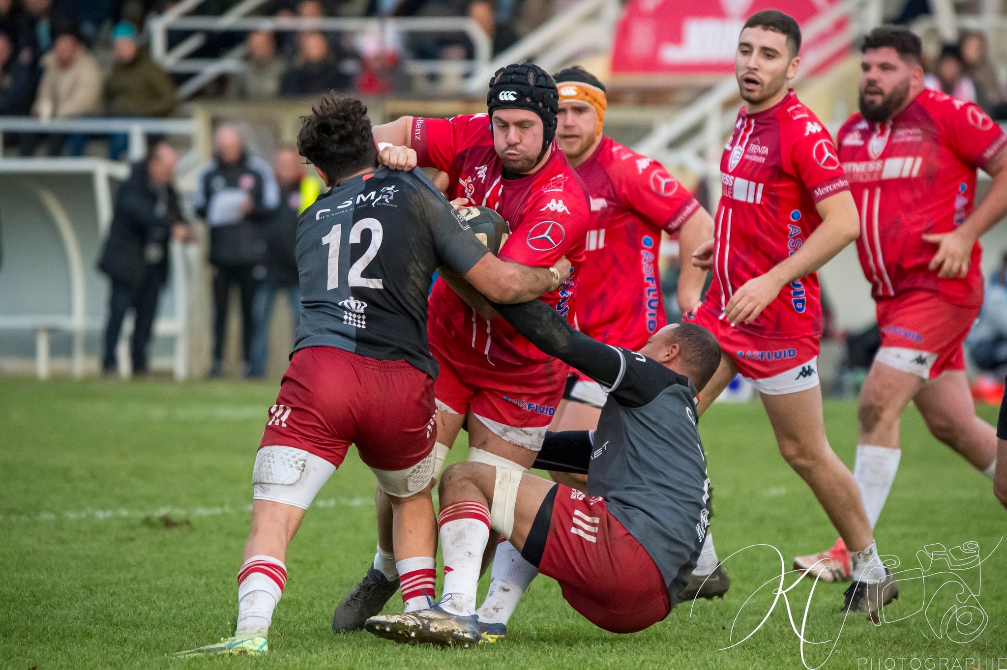  Stade Olympique Voironnais - AS Monaco Rugby - Rugby - Fed2 2023 - Voiron (29) vs (26) Monaco (#F223VOIMON12) Photo by: Karine Valentin | Siuxy Sports 2023-12-10