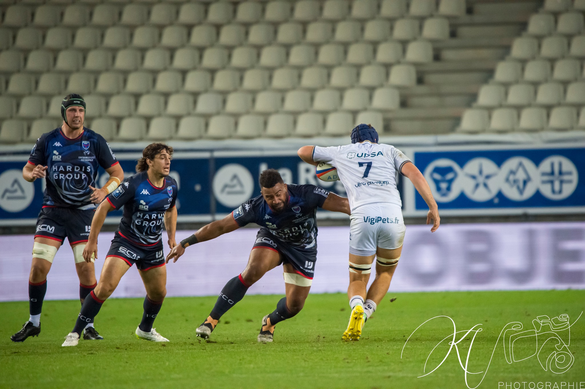  FC Grenoble Rugby - SU Agen - Rugby - Pro D2 - FC Grenoble (24) vs (19) SU Agen (#2023PROD2FCGSUA09) Photo by: Karine Valentin | Siuxy Sports 2023-09-27